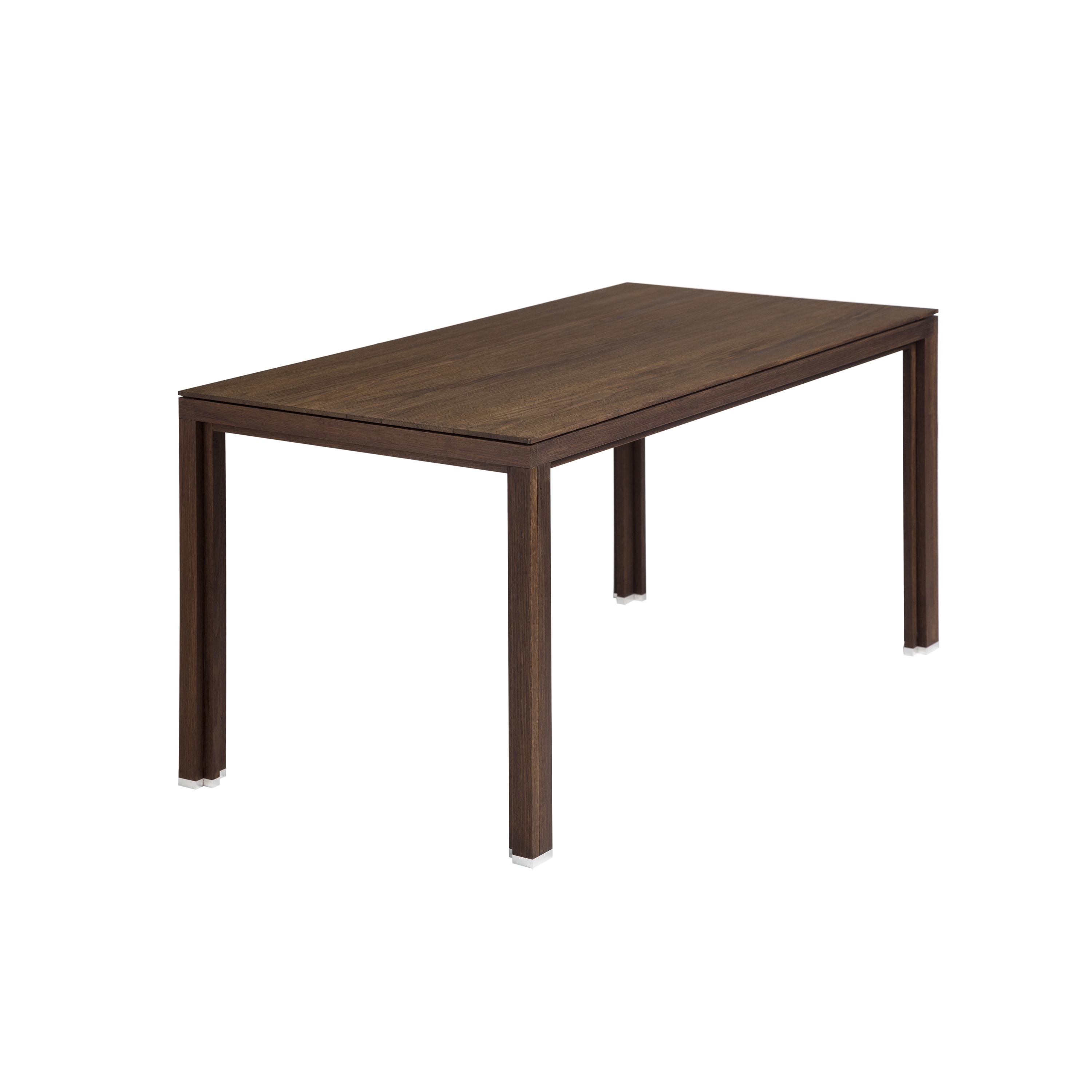 Dining table solid wood smoked oak