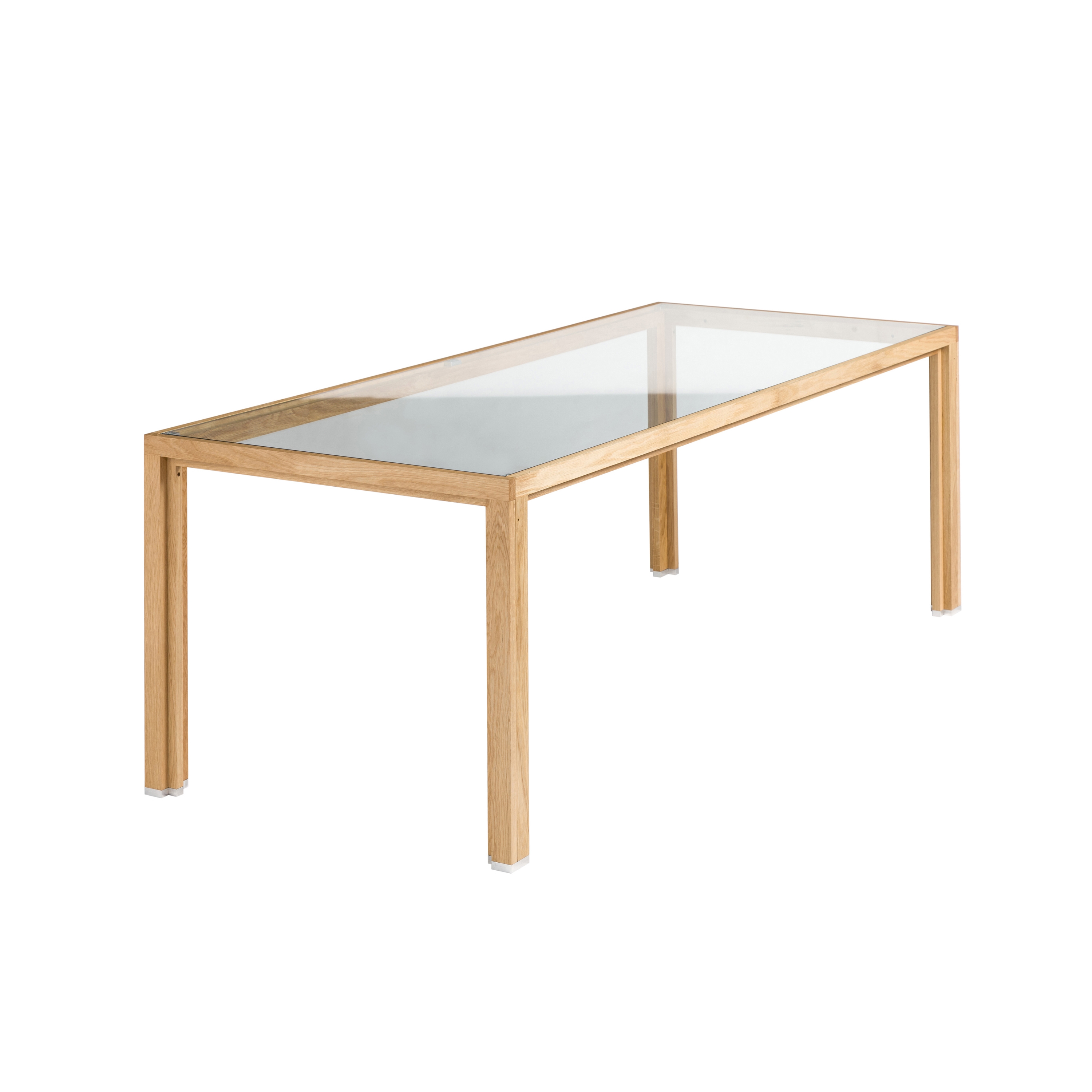 Konferenztisch Eichentafel Glass