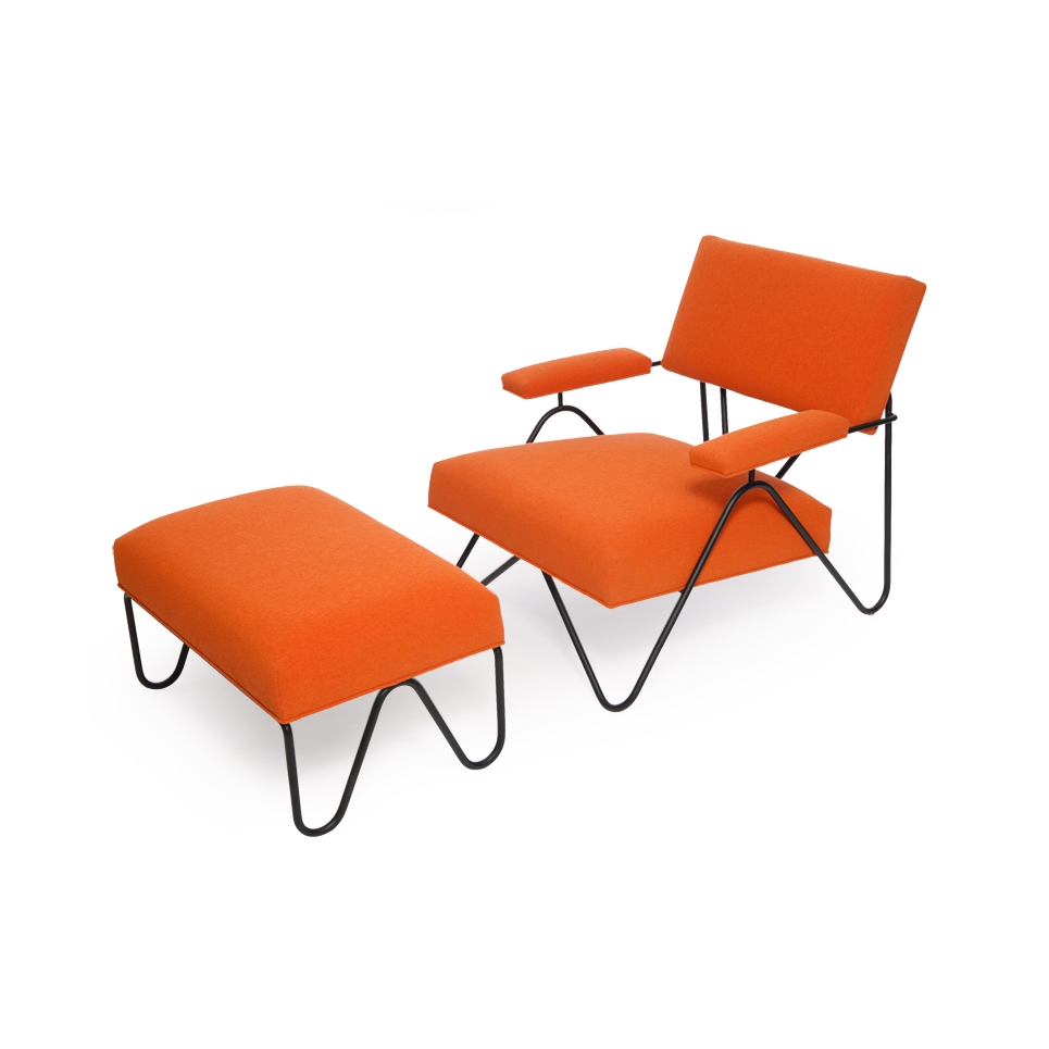 Display product Malibu Chair / Ottoman from manufacturer William Haines Designs