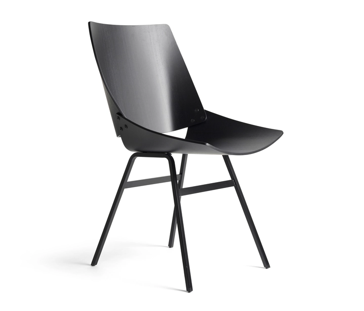 SHELL CHAIR BLACK OAK - Chairs from Rex Kralj | Architonic