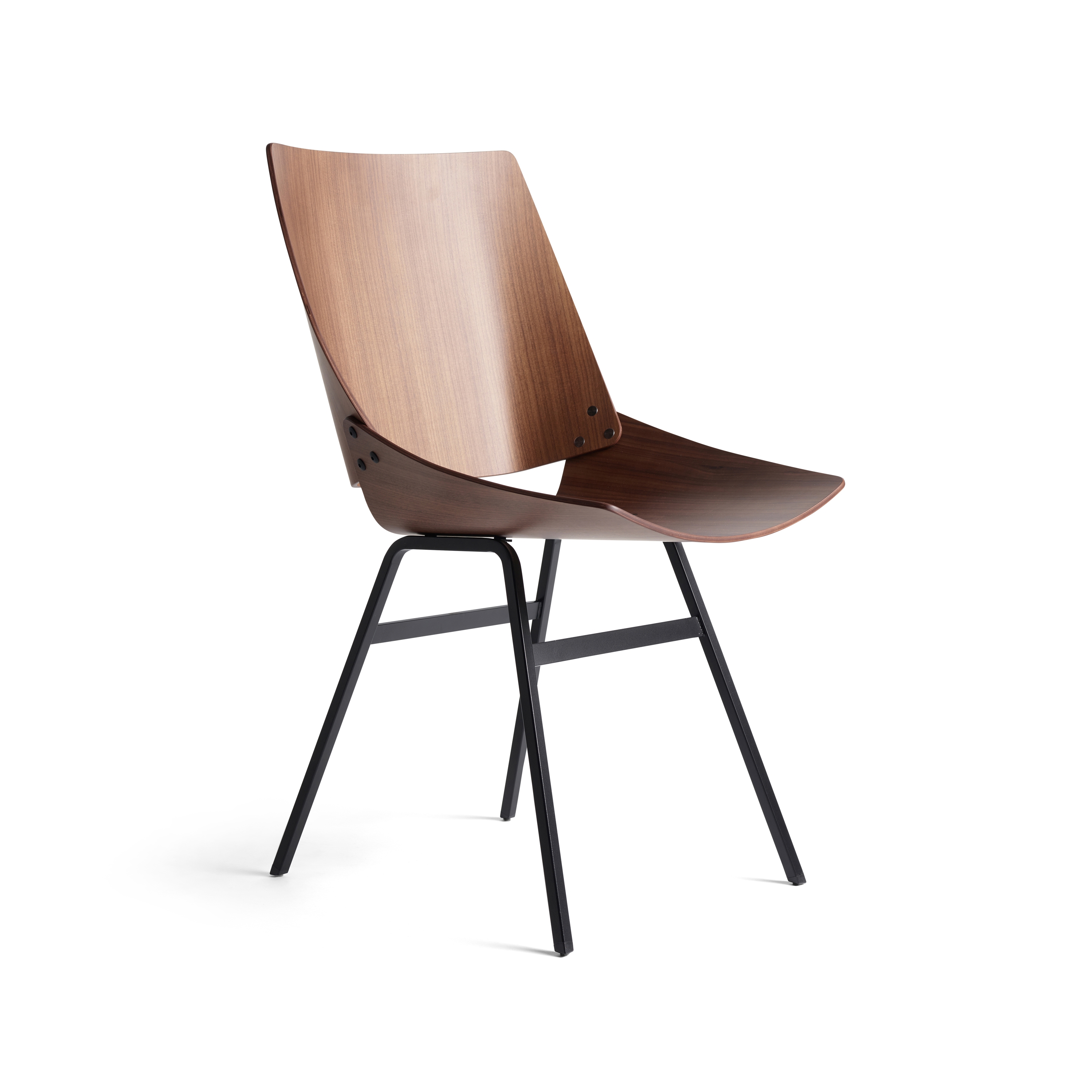 Shell Chair Natural Walnut