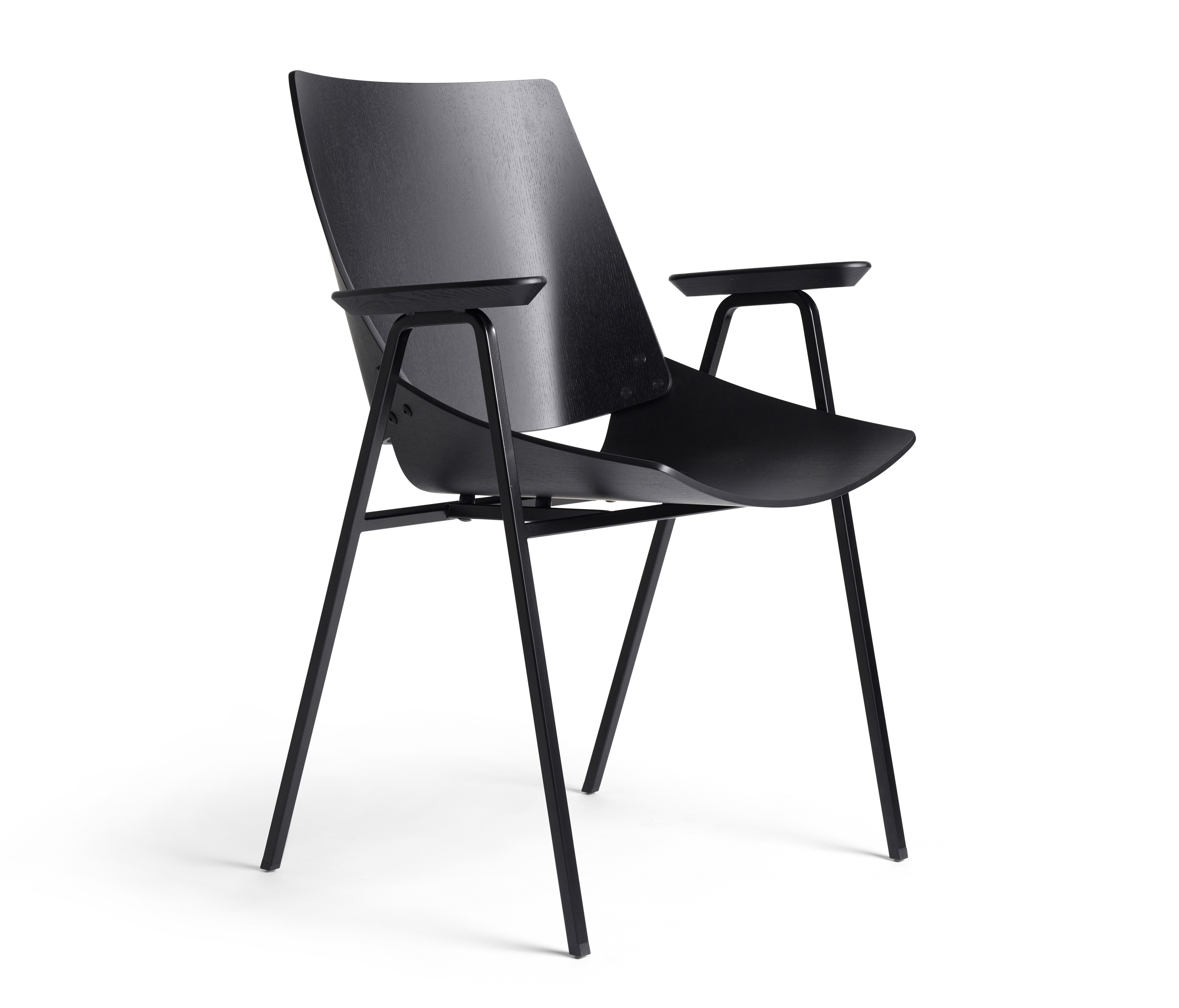 Mostrar el producto Shell Armchair Black Oak del fabricante Rex Kralj