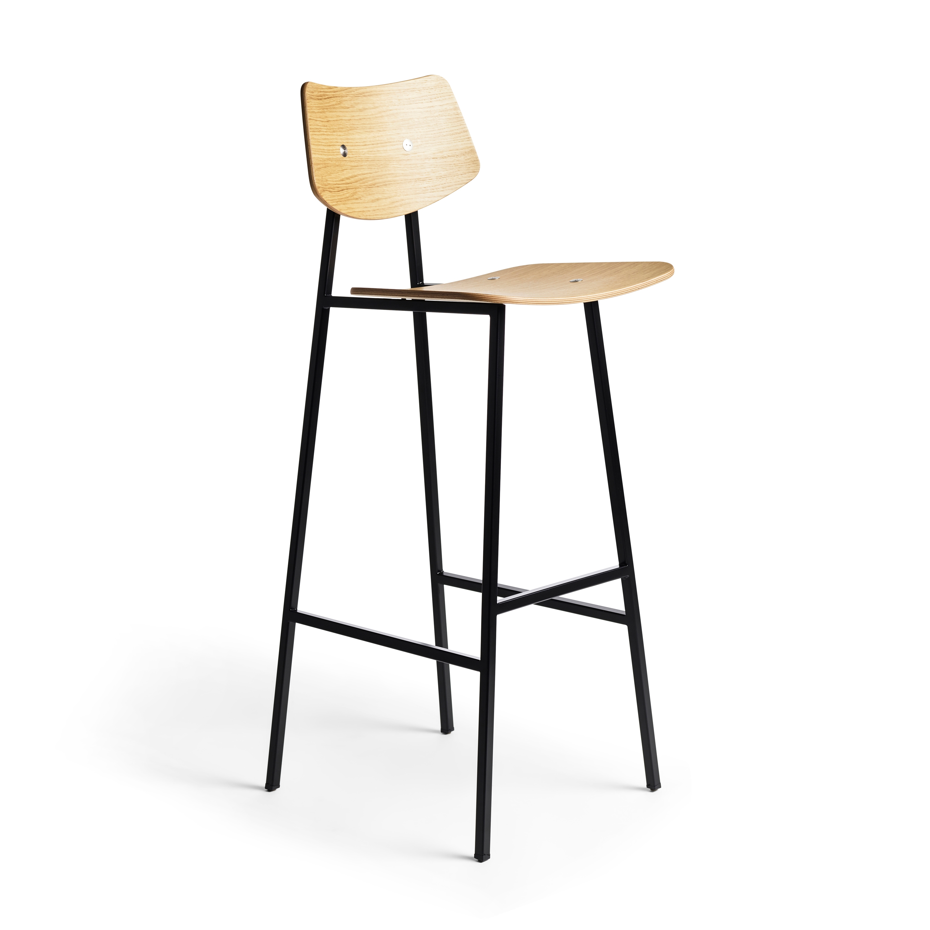 1960 Barchair High, Natural Oak