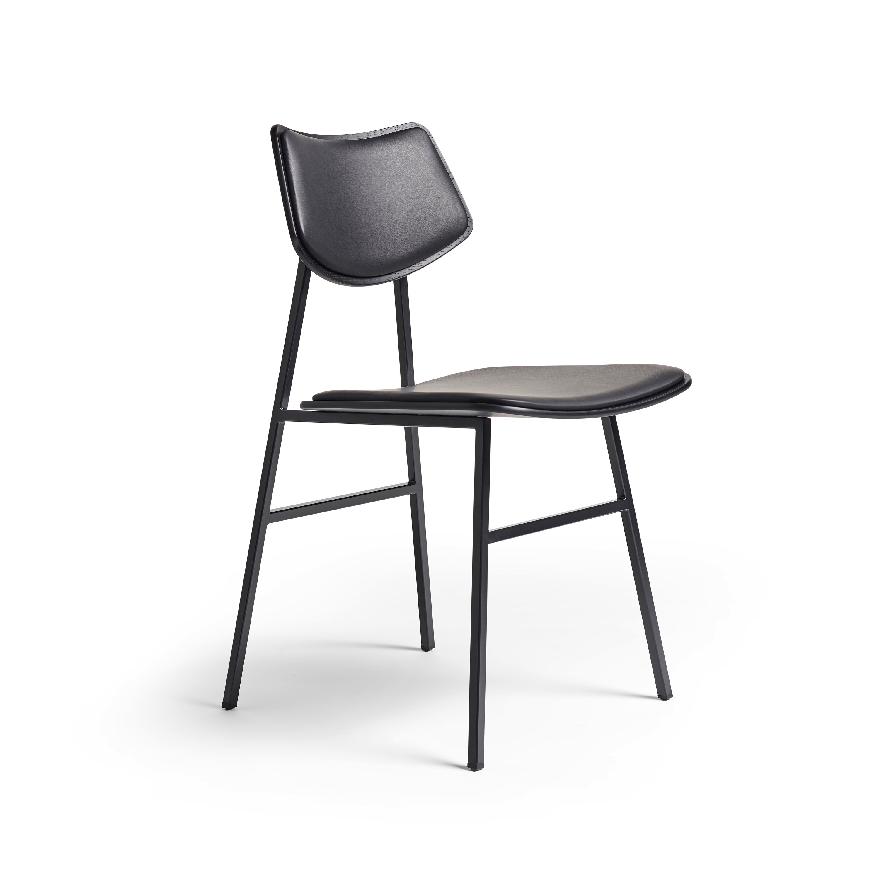 Afficher le produit 1960 Chair Seat and backrest offset upholstery, Black Oak du fabricant Rex Kralj