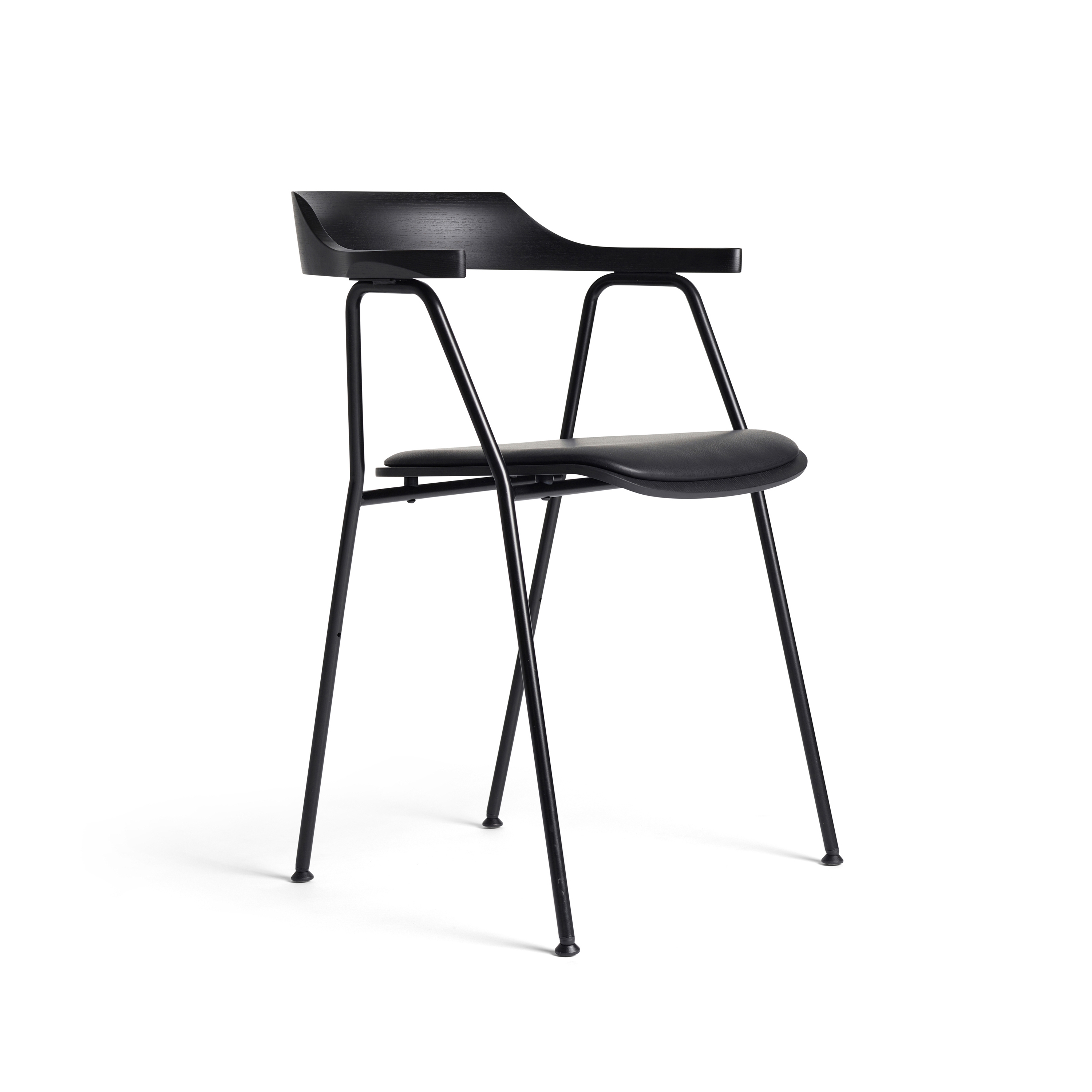 Afficher le produit 4455 Chair Seat offset upholstery, Black oak du fabricant Rex Kralj