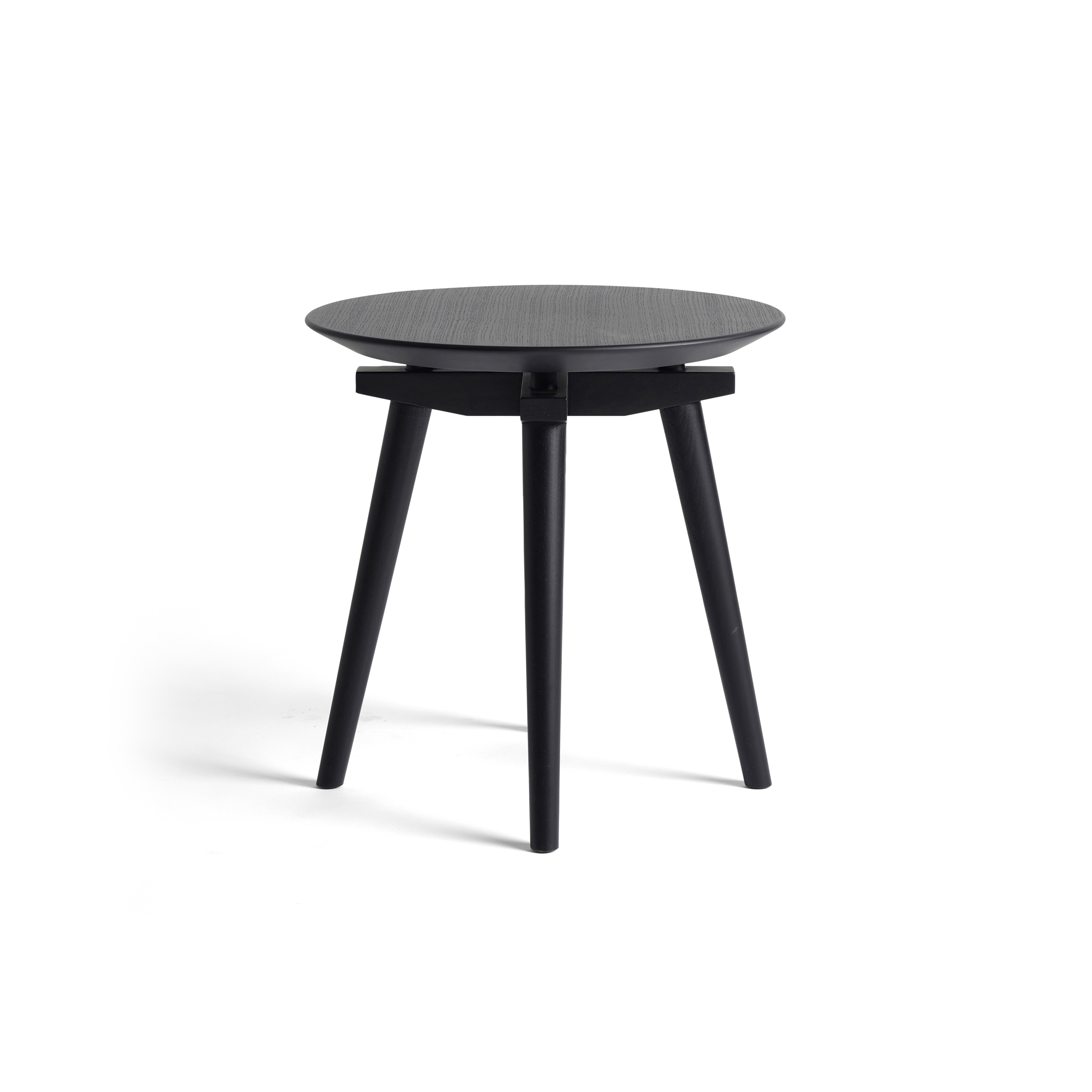 CC Side Table, Black Oak