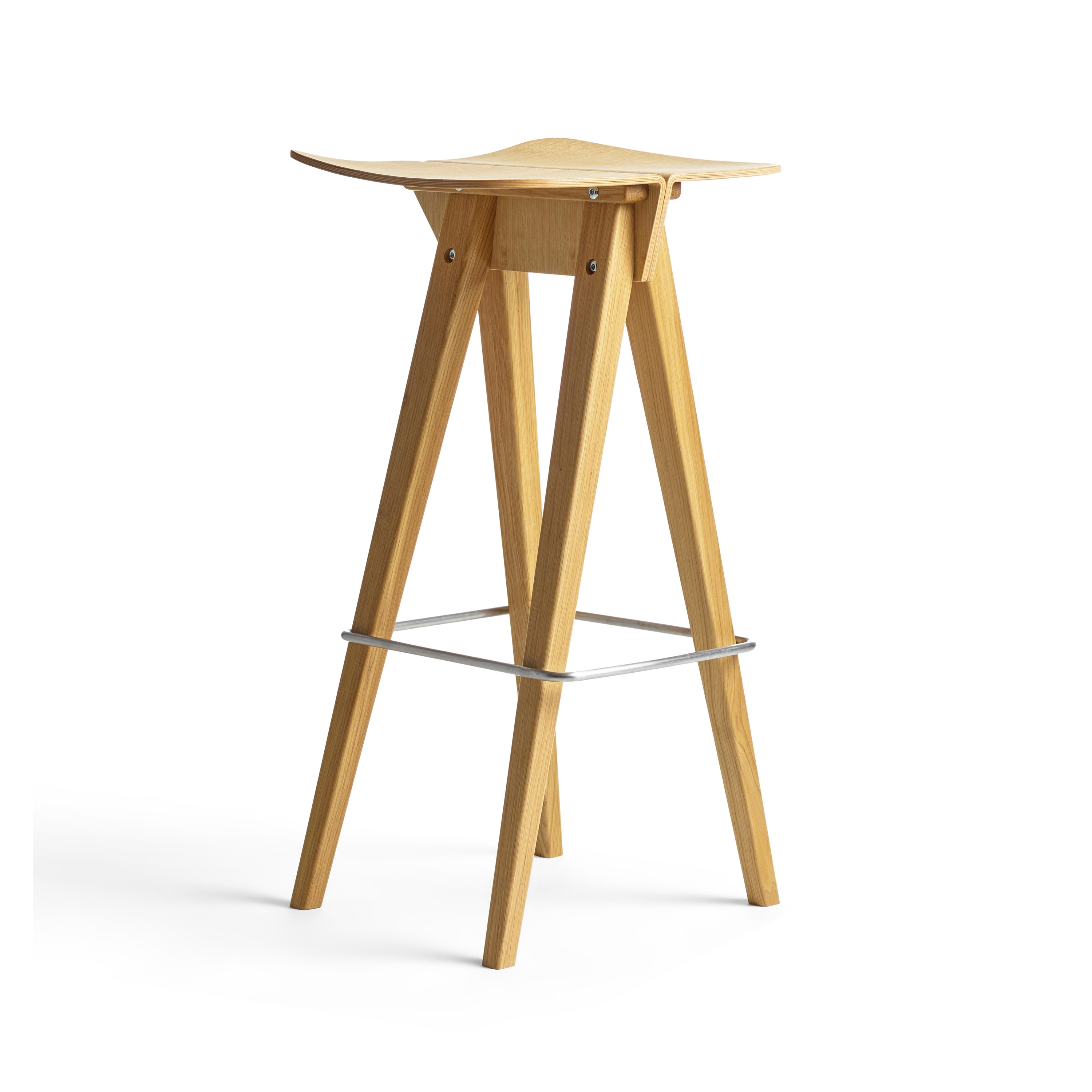 Mosquito Barstool High, Natural Oak