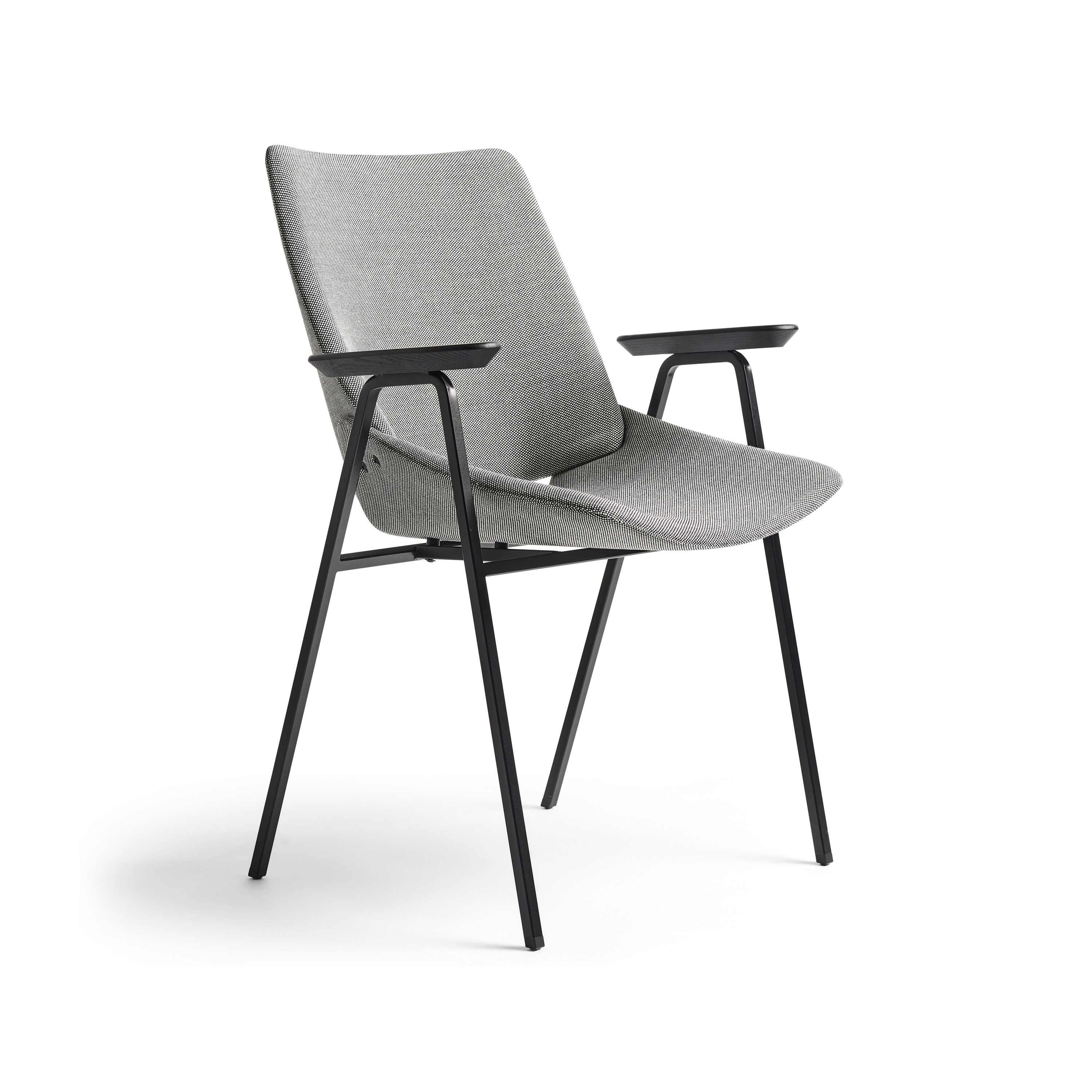 Afficher le produit Shell Armchair Full upholstery, Black Oak du fabricant Rex Kralj
