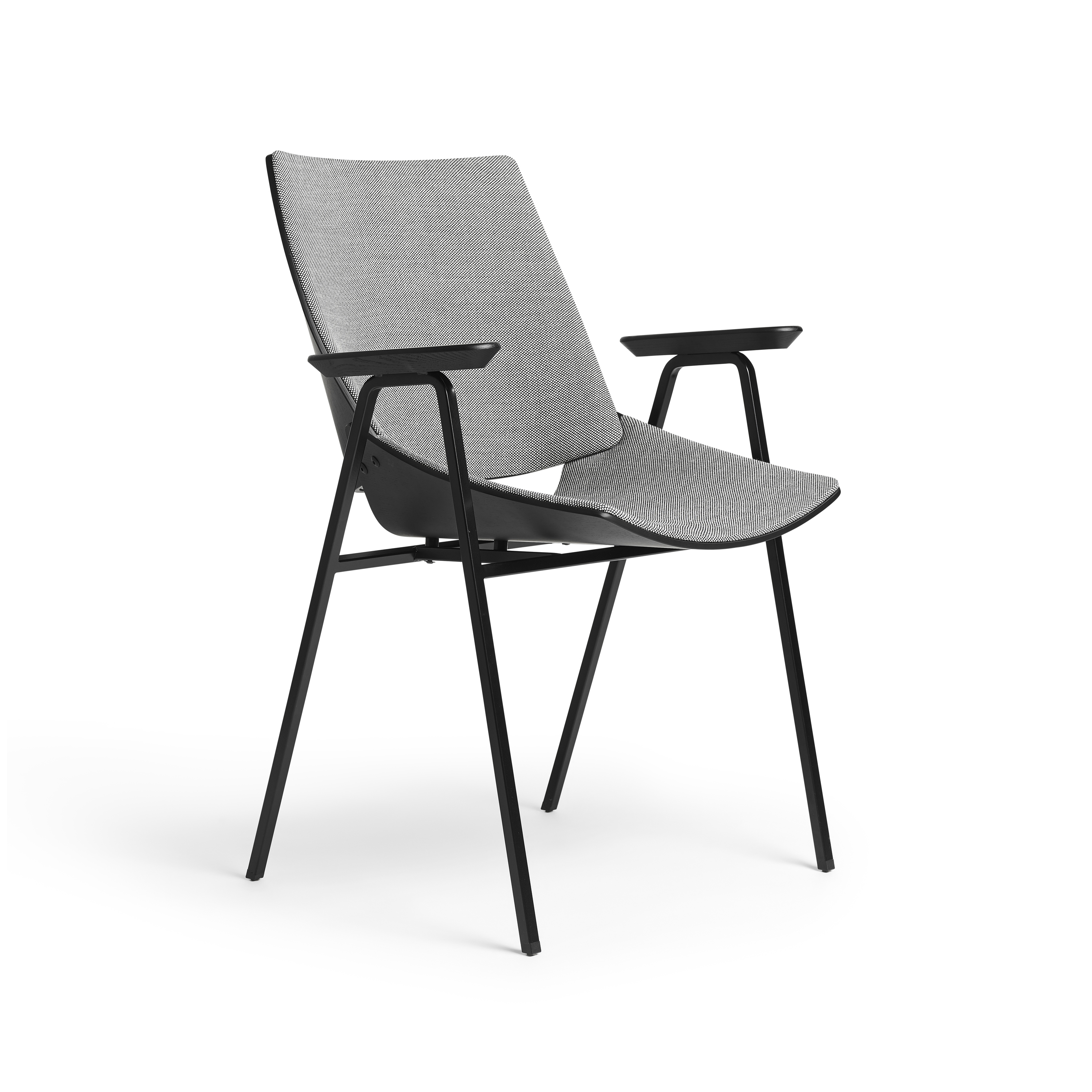 Afficher le produit Shell Armchair Seat and back upholstery, Black Oak du fabricant Rex Kralj