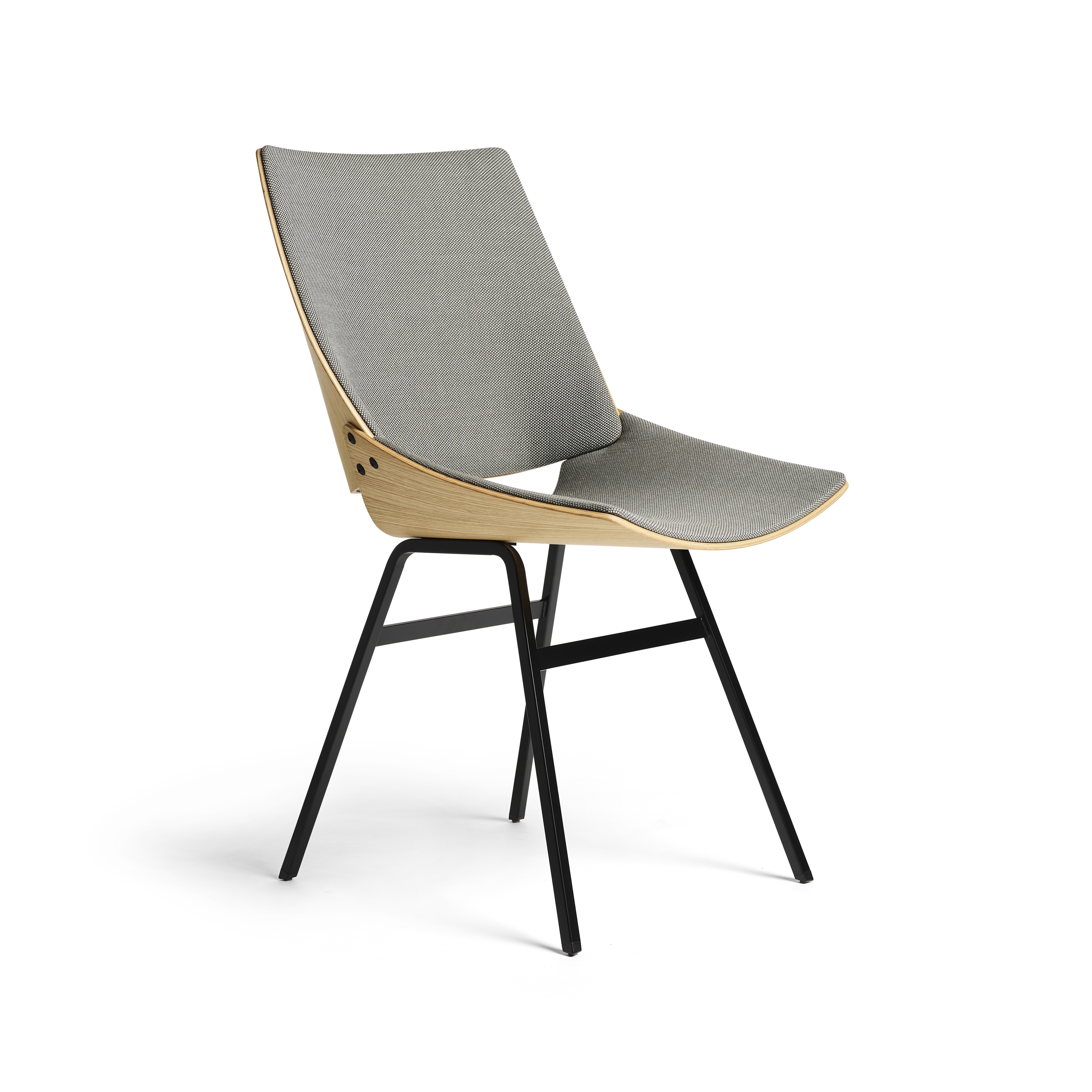 Mostra il prodotto Shell Chair Seat and back upholstery, Natural Oak del produttore Rex Kralj