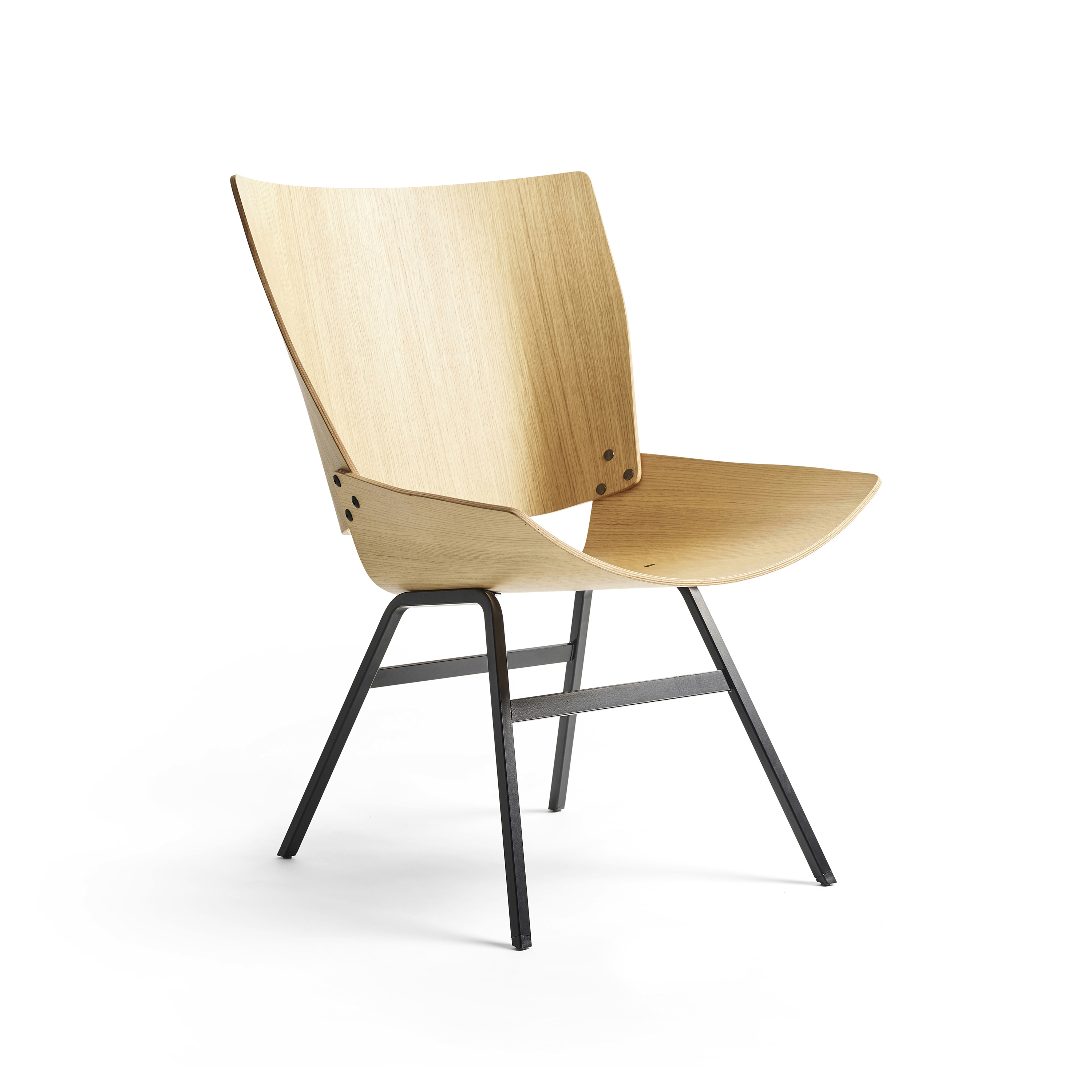 Mostra il prodotto Shell Lounge Chair Natural Oak del produttore Rex Kralj