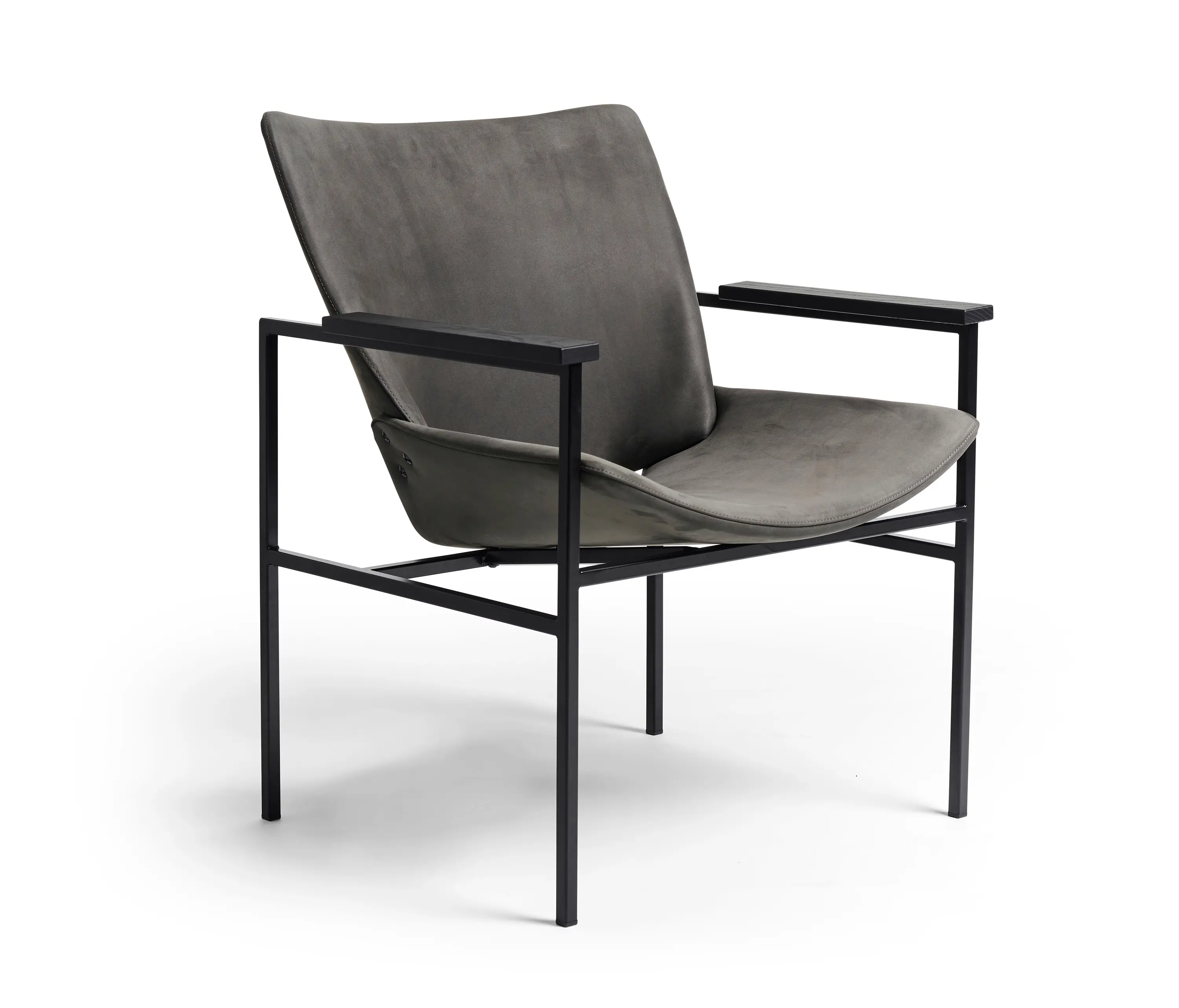 Timber Lounge Shell SHELL LOUNGE SQUARE FULL UPHOLSTERY, BLACK OAK - Armchairs from Rex ...