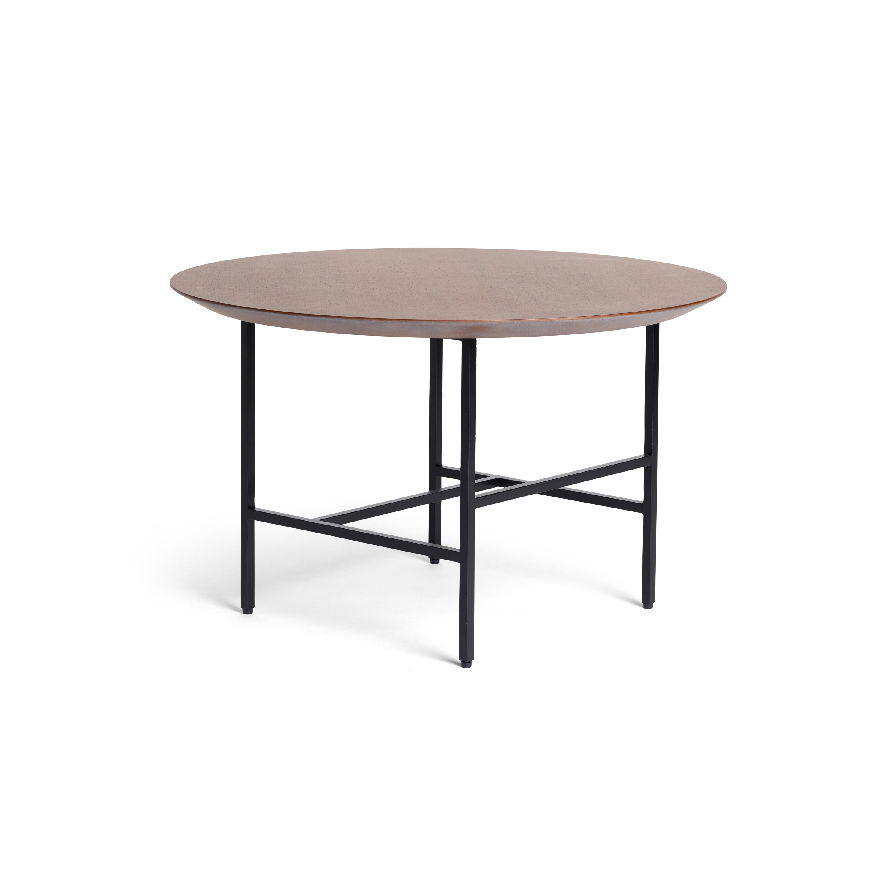 SQ Coffee Table High, Natural Walnut