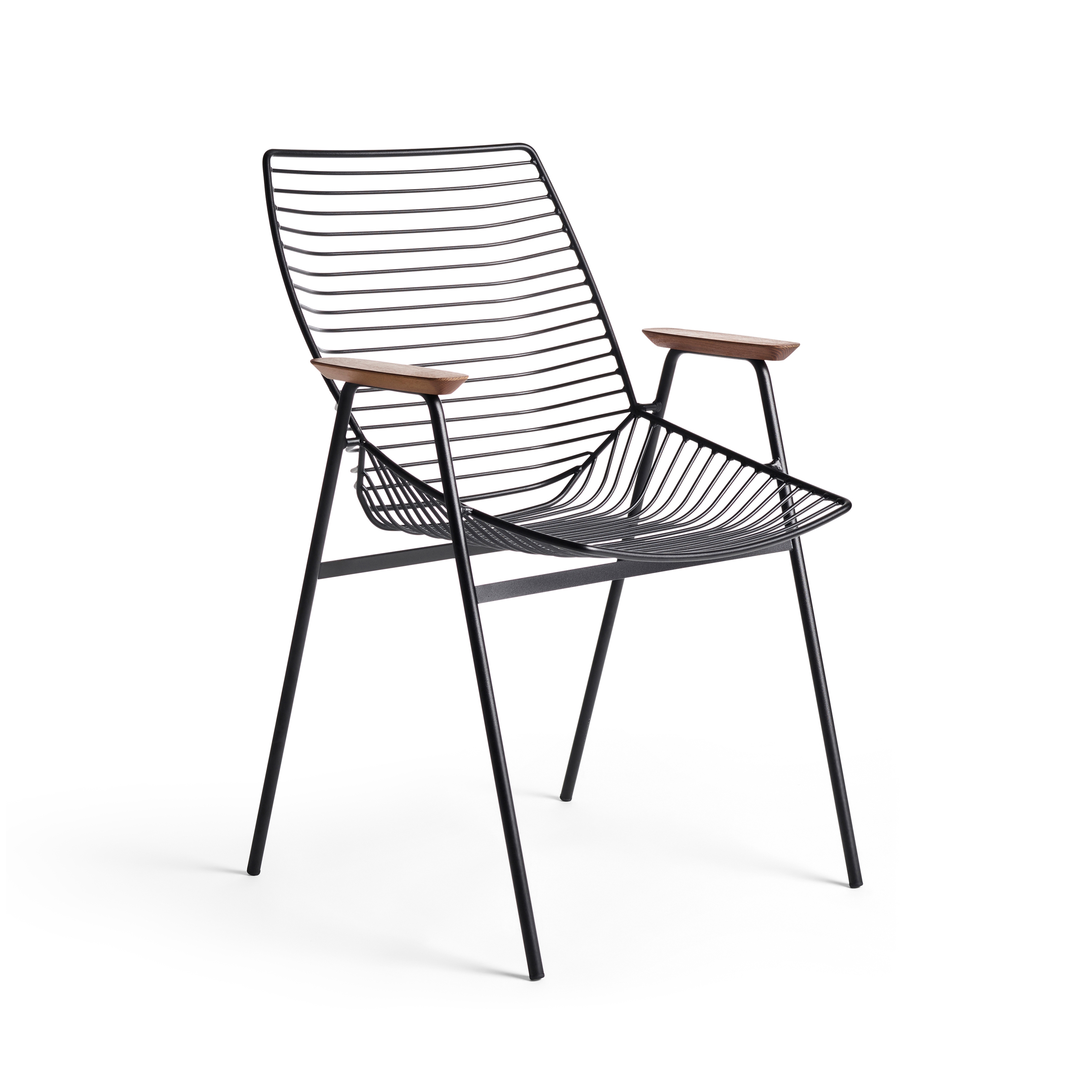 Zelo Armchair, Matt Black Powdercoat