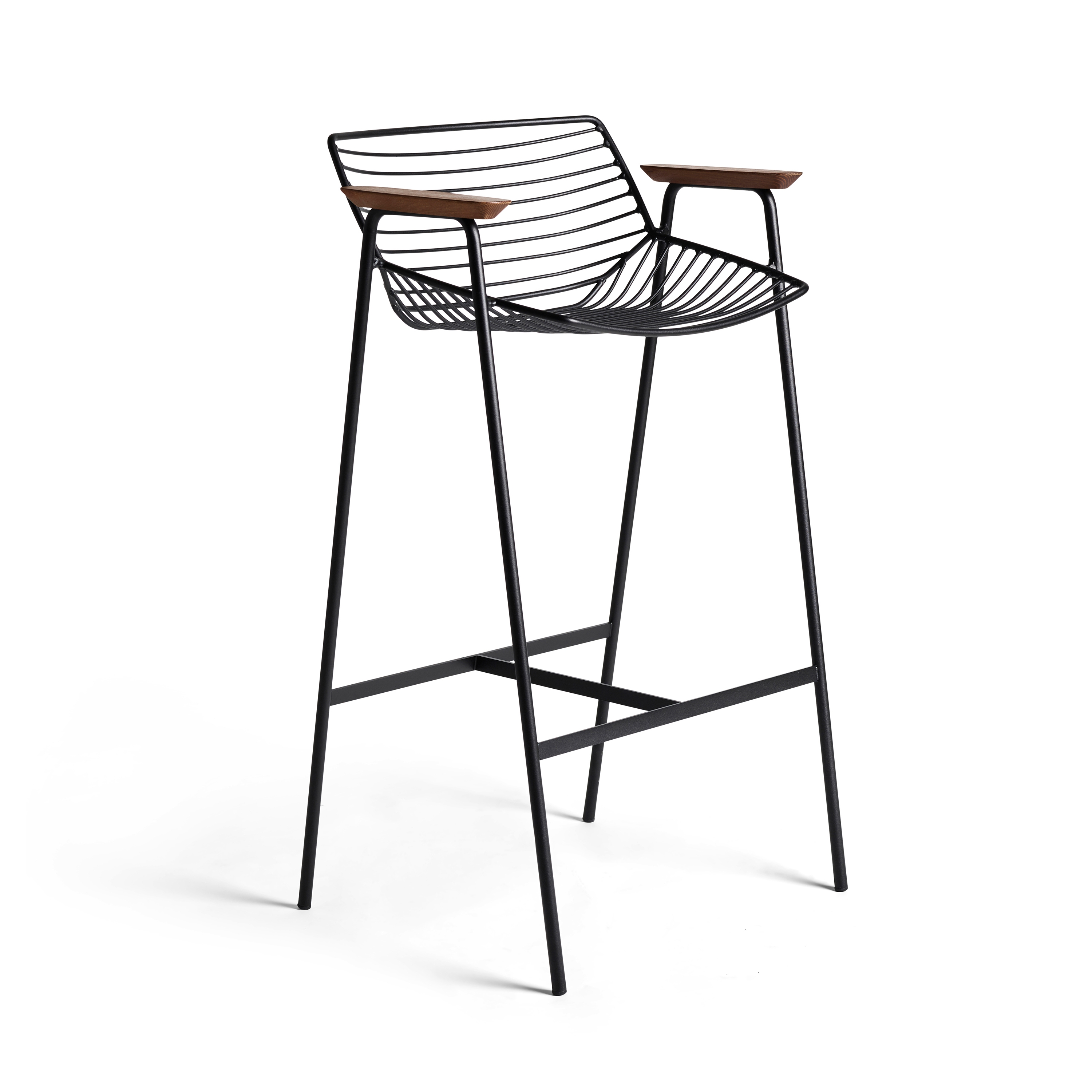 Display product Zelo Barchair High, Matt Black Powdercoat from manufacturer Rex Kralj