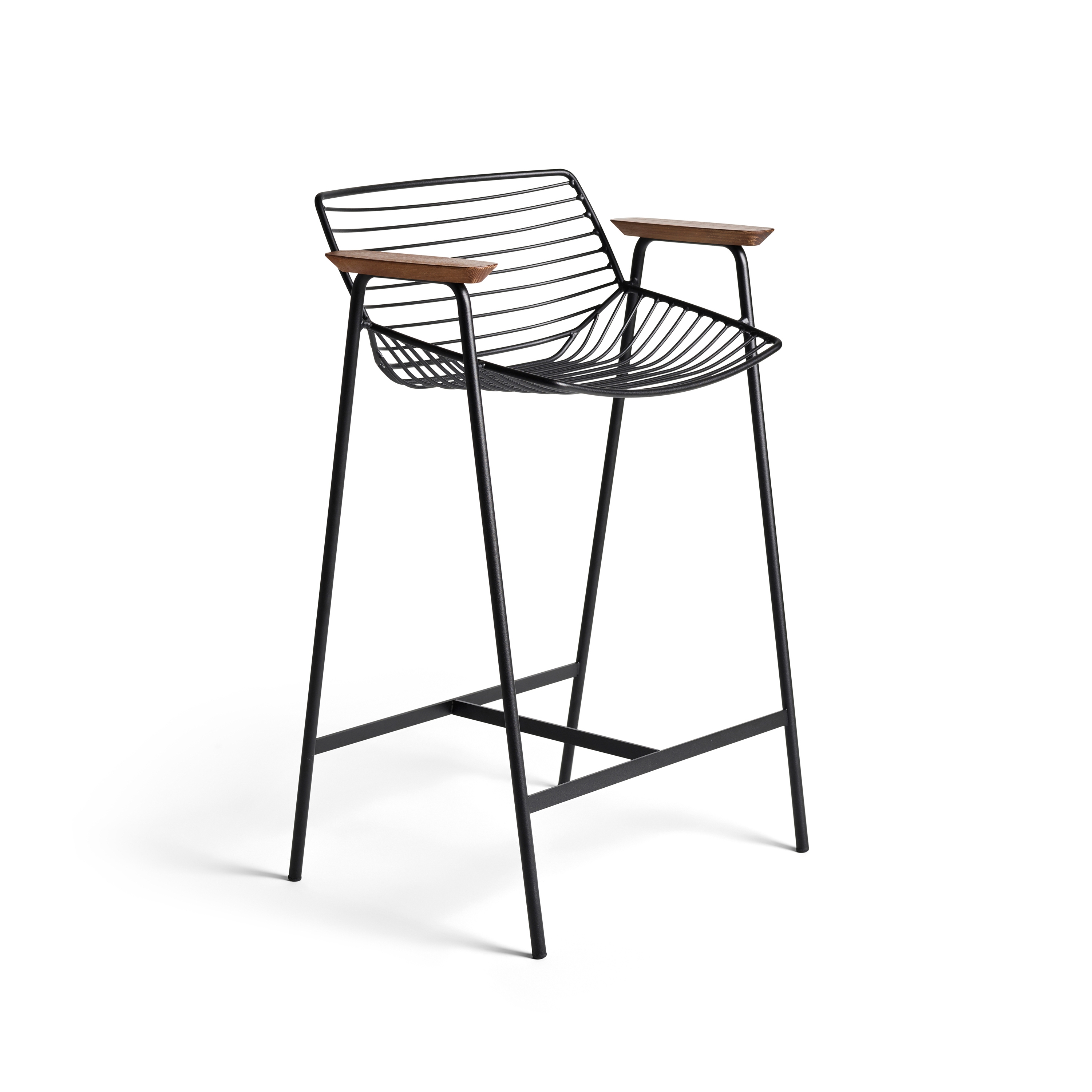 Display product Zelo Barchair Low, Matt Black Powdercoat from manufacturer Rex Kralj