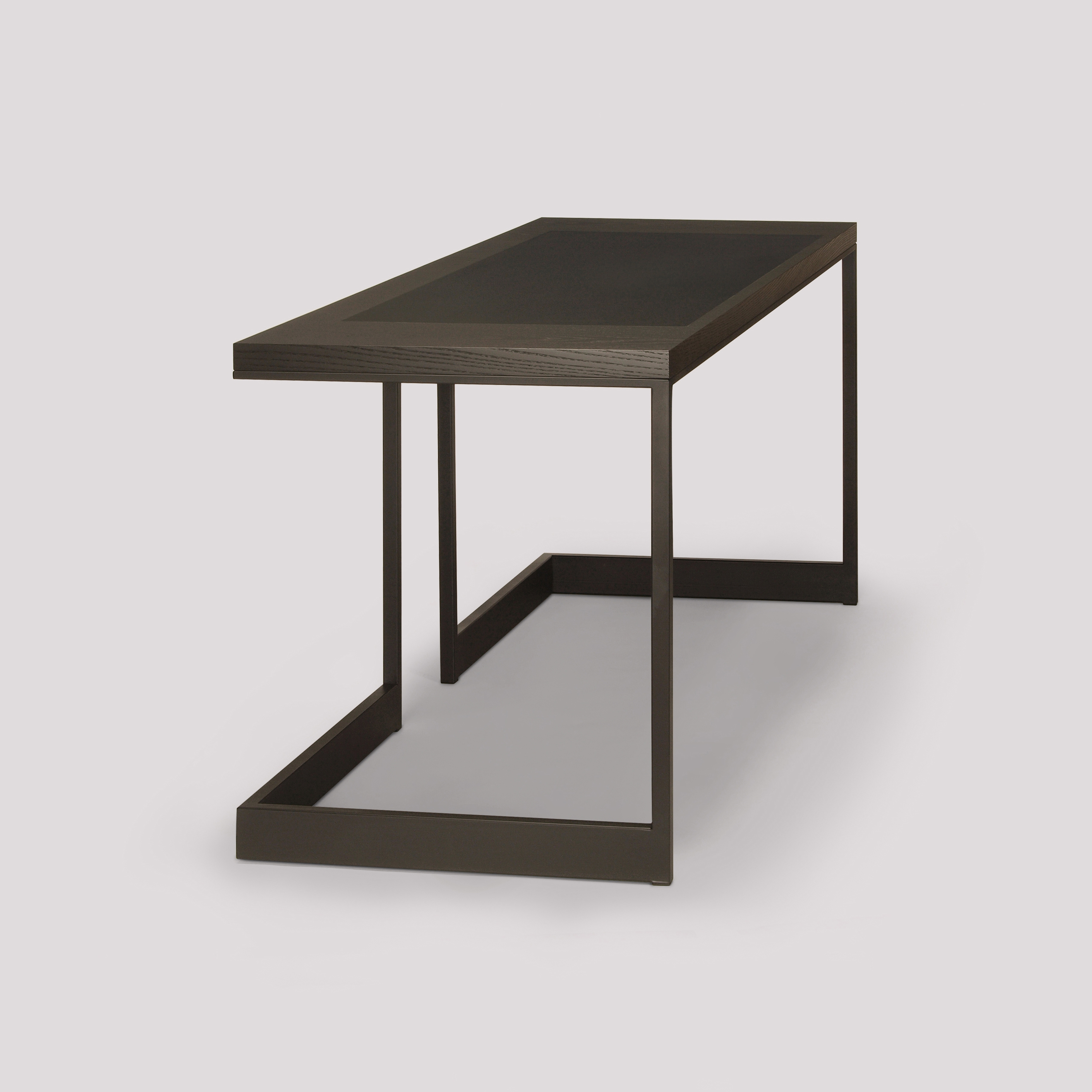 wishbone slab top desk