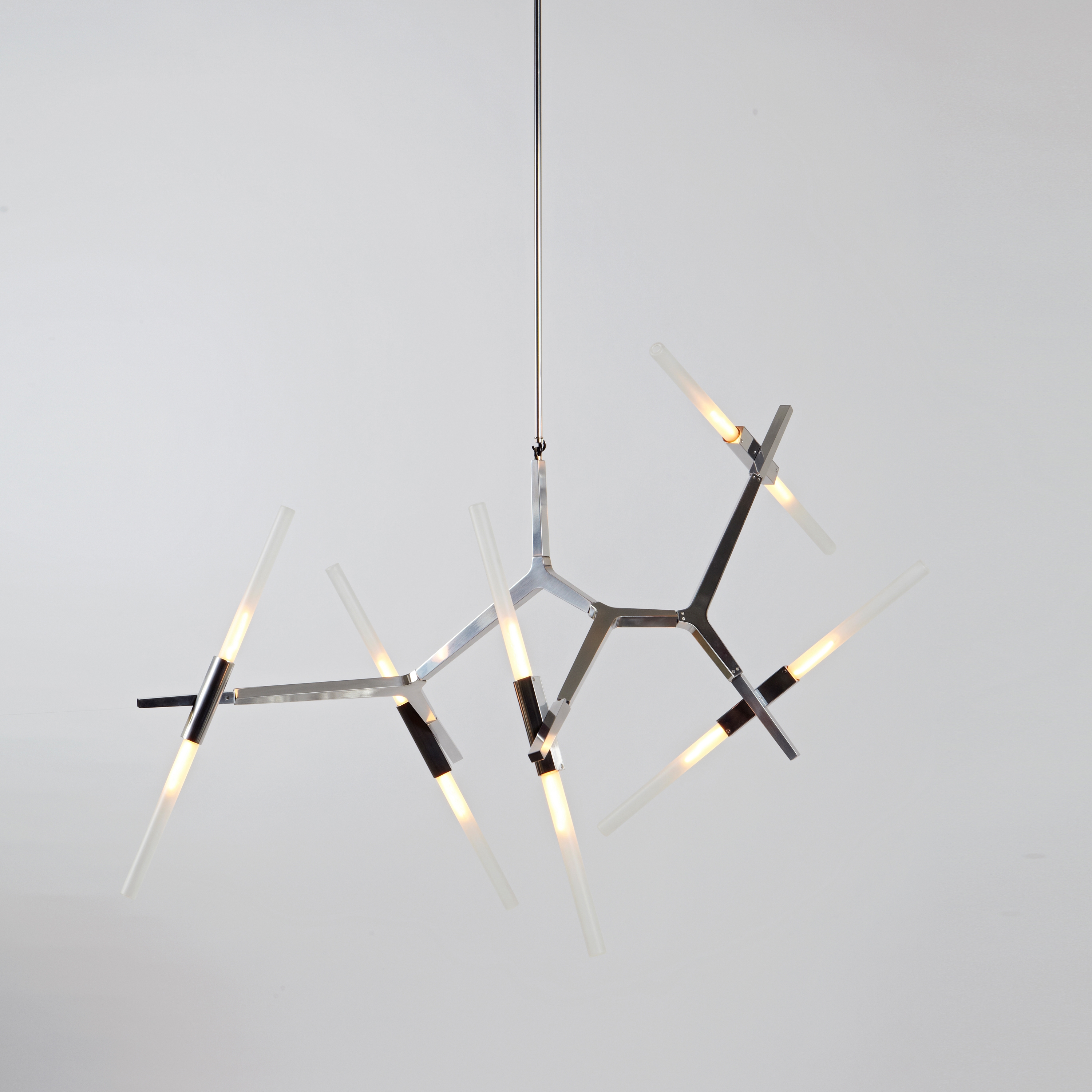 Agnes Chandelier - 10 Lights (Polished nickel)