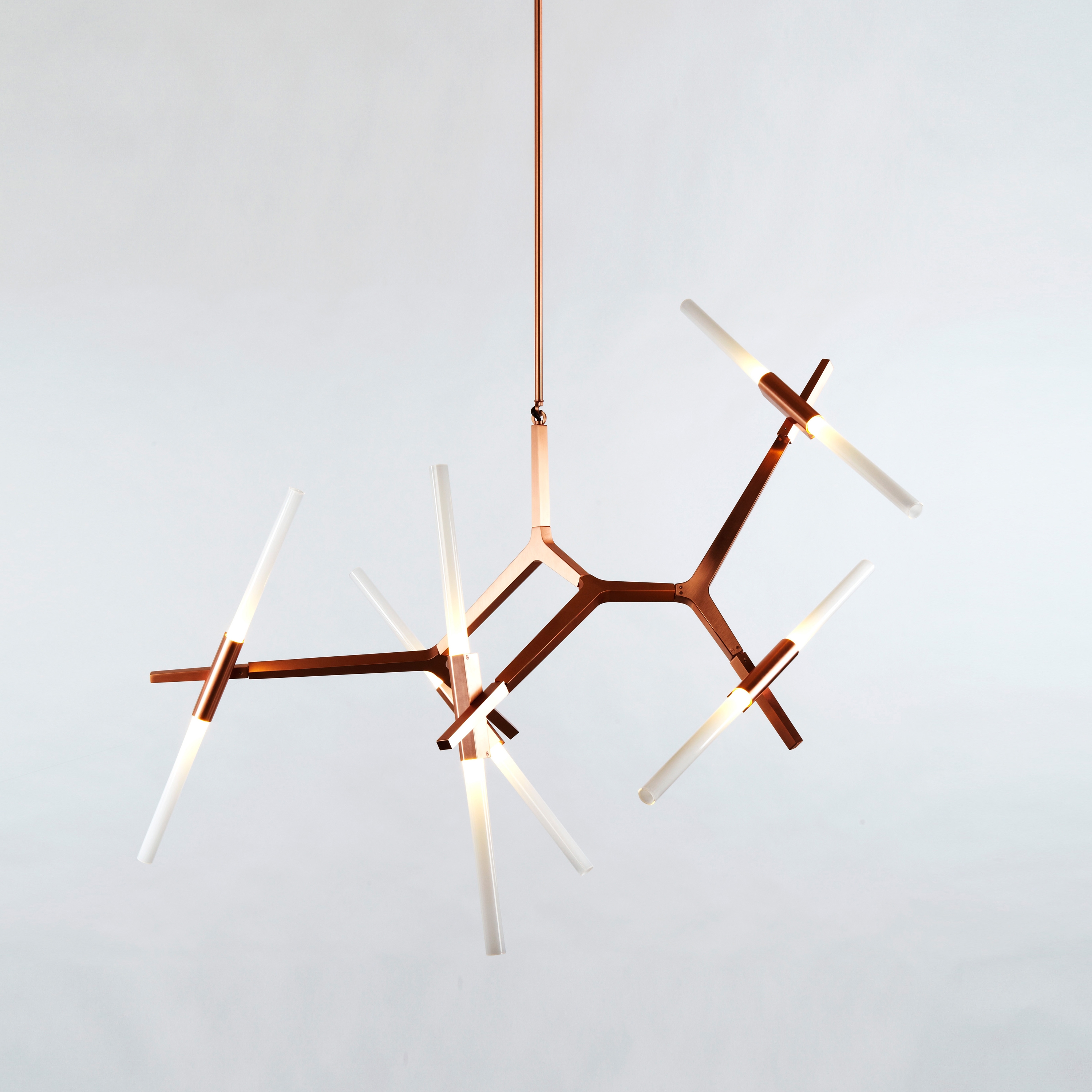 Agnes Chandelier - 10 Lights (Custom copper finish)