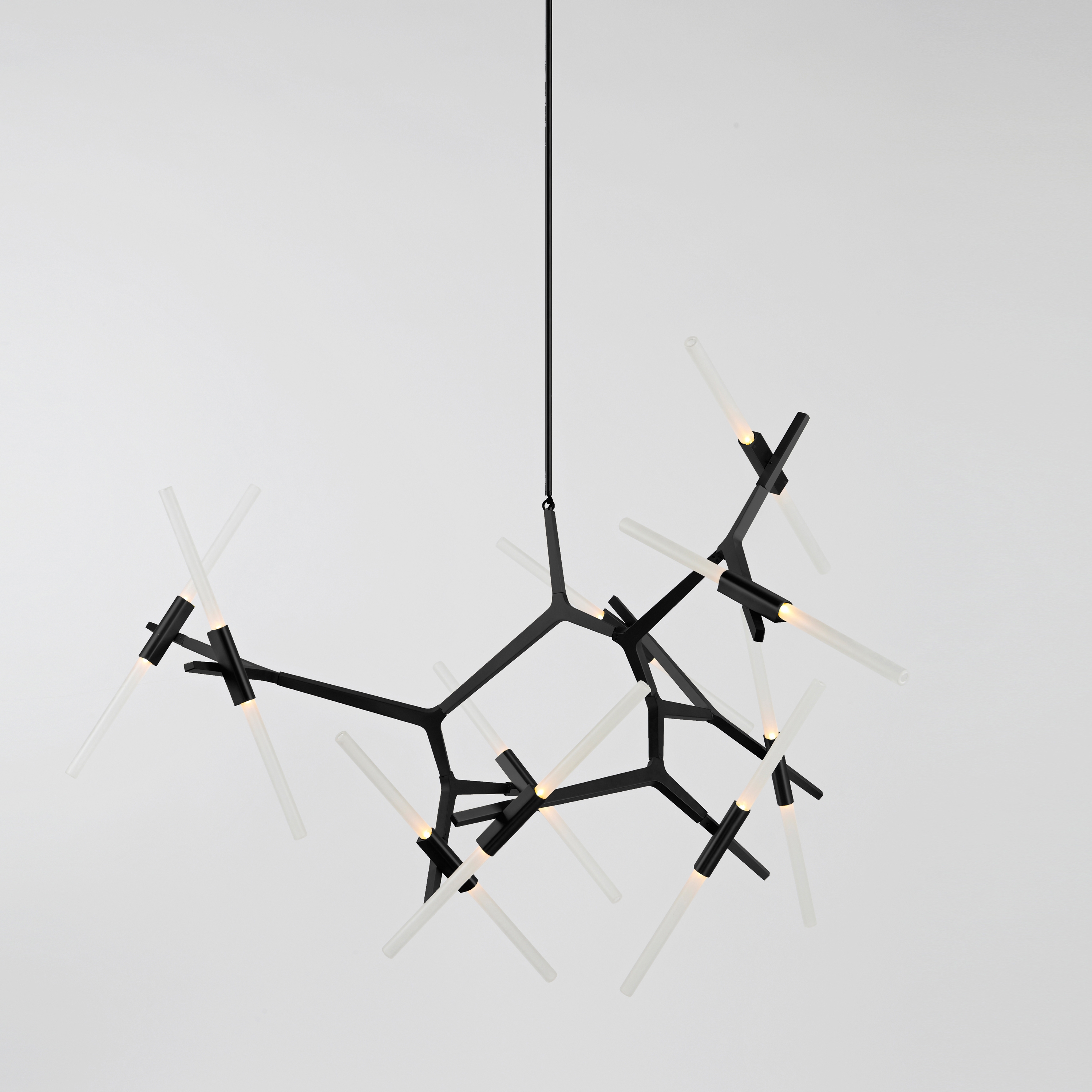 Agnes Chandelier - 20 Lights (Black)