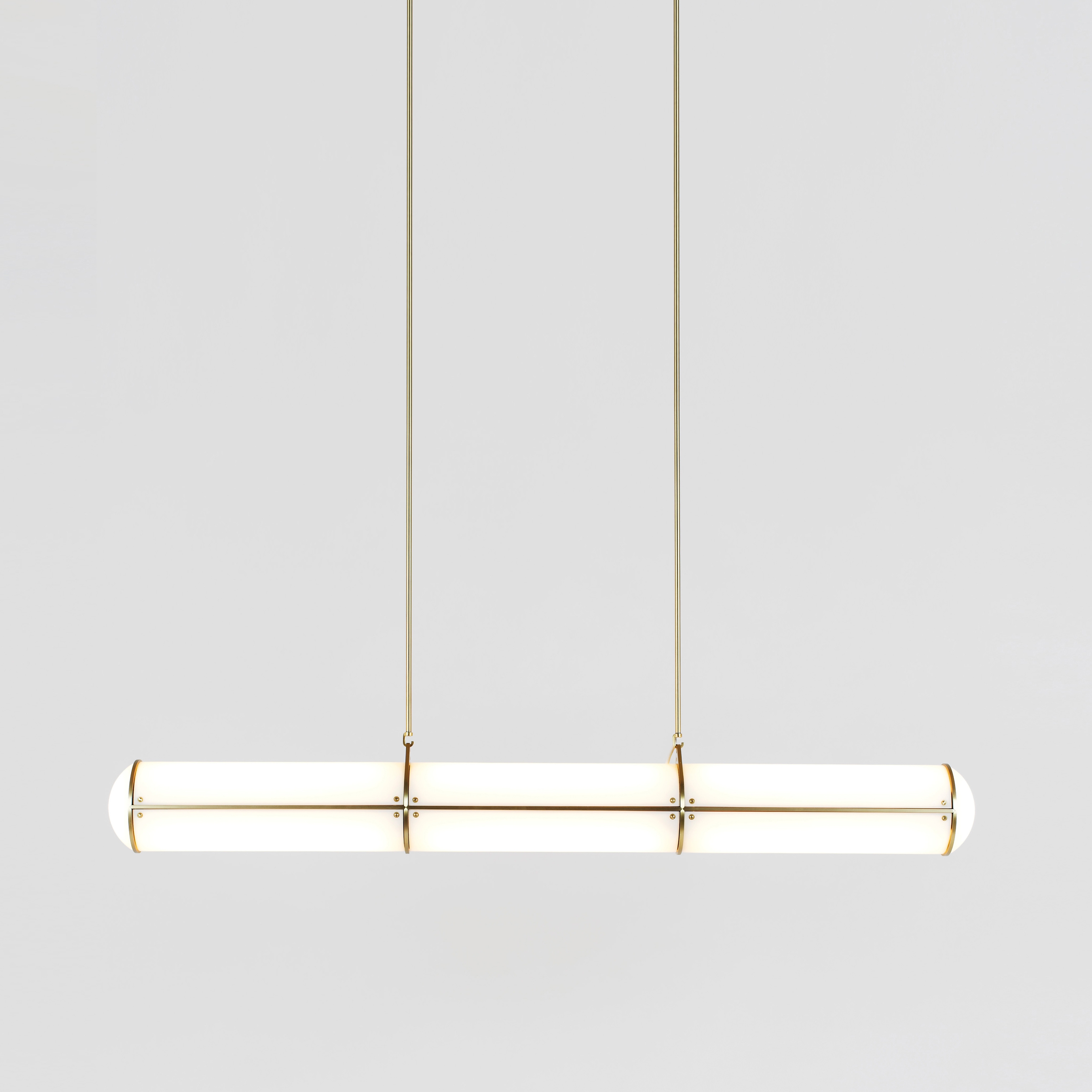 Mostra il prodotto Endless Straight - 3 Units (Brushed brass) del produttore Roll & Hill