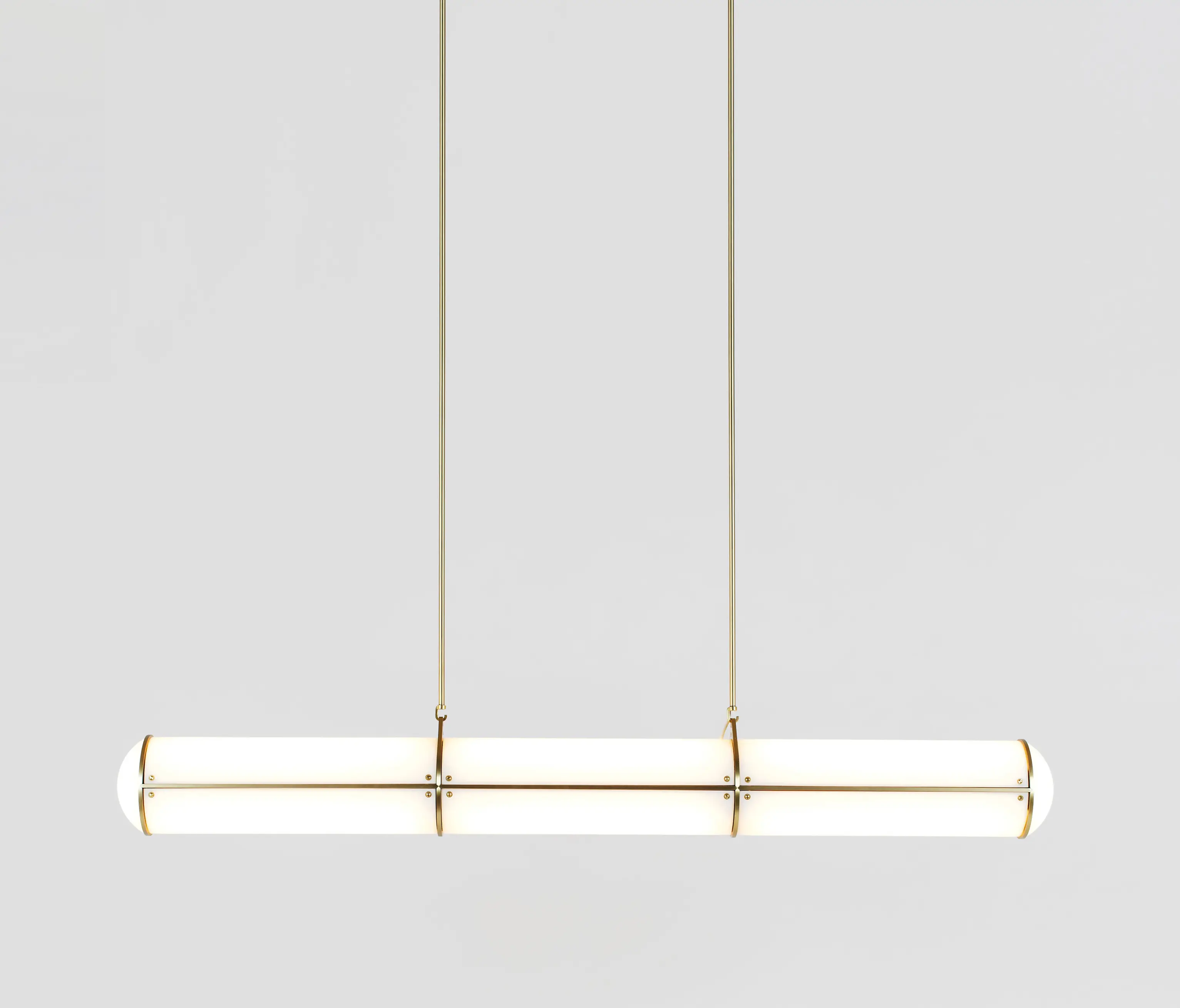 Roll & Hill - Endless Straight - 3 Units (Brushed brass)