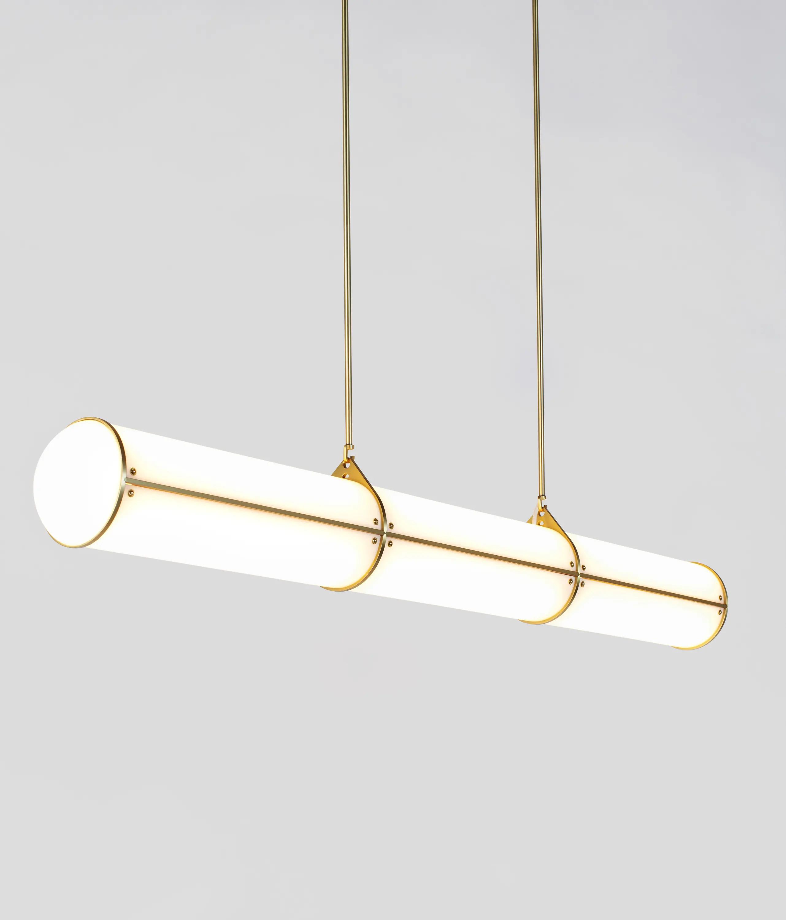 Roll & Hill - Endless Straight - 3 Units (Brushed brass)