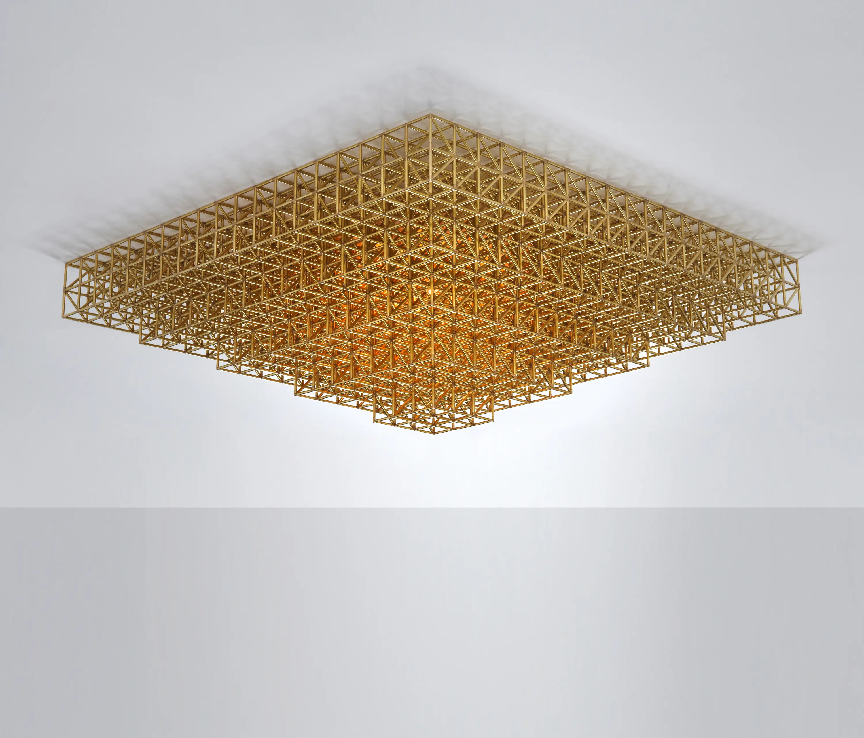 Roll & Hill - Gridlock Ceiling Mount - 5640 (Raw brass)