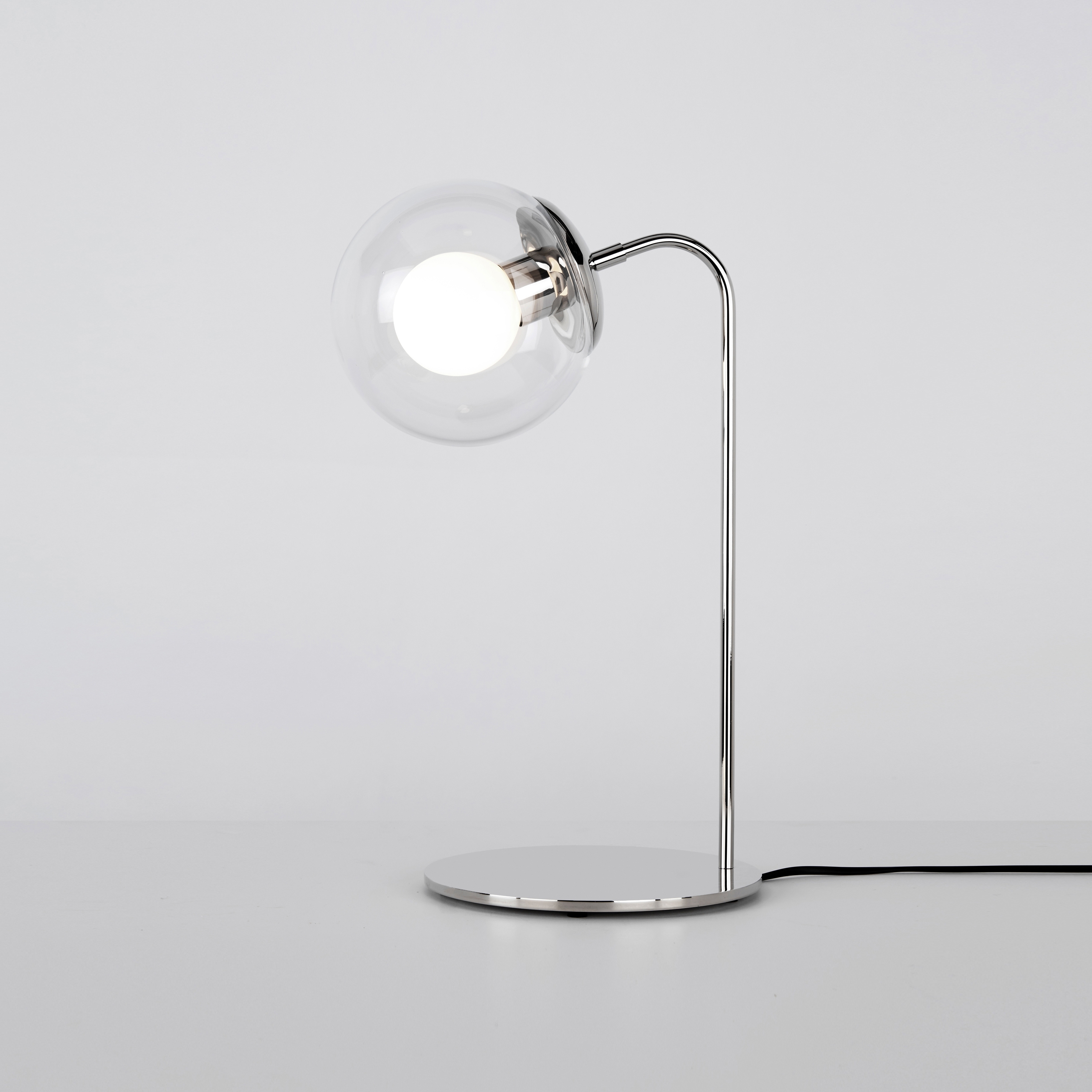 Modo Desk Lamp (Polished nickel/Clear)