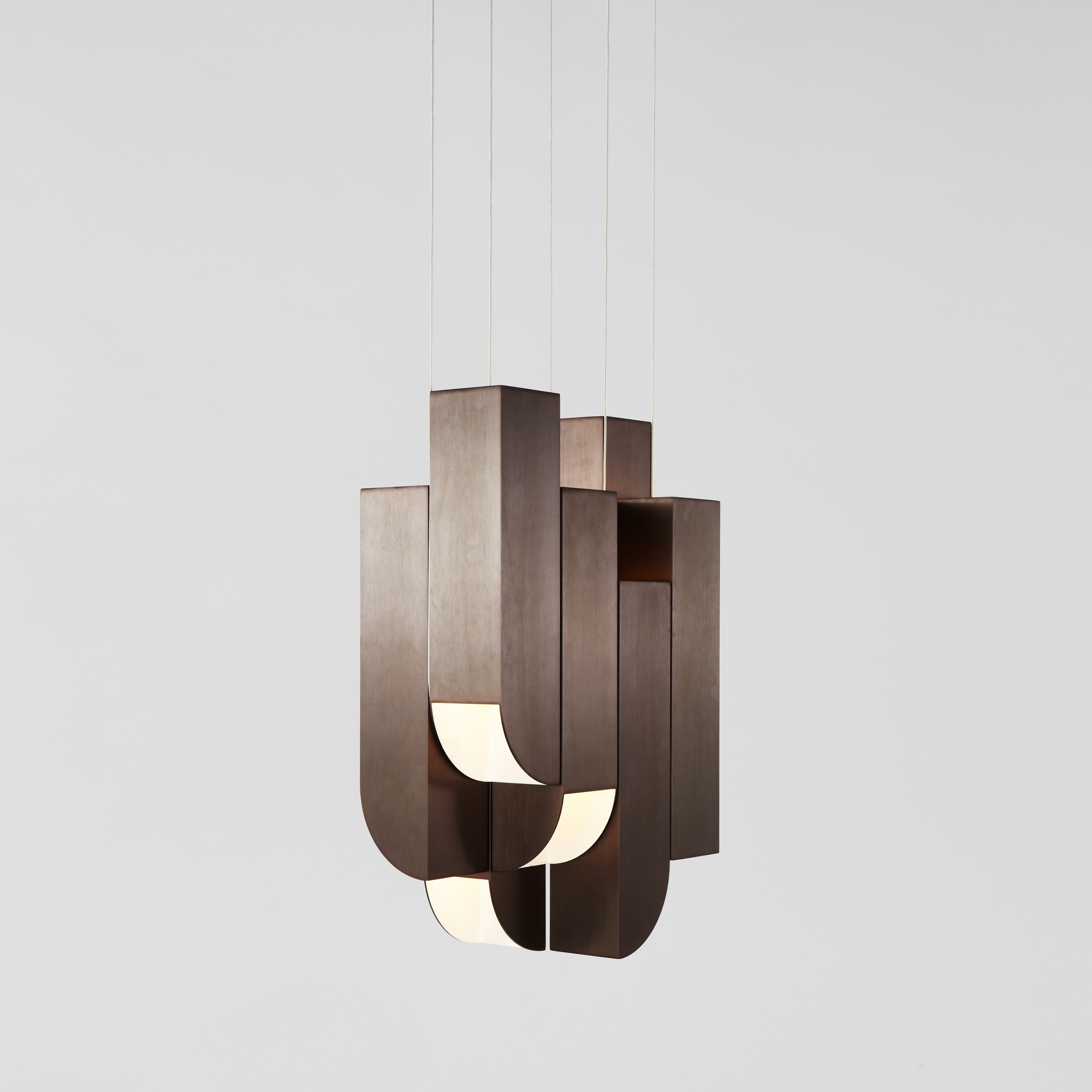 Display product Cora Pendant - 8 Lights (Bronze) from manufacturer Roll & Hill