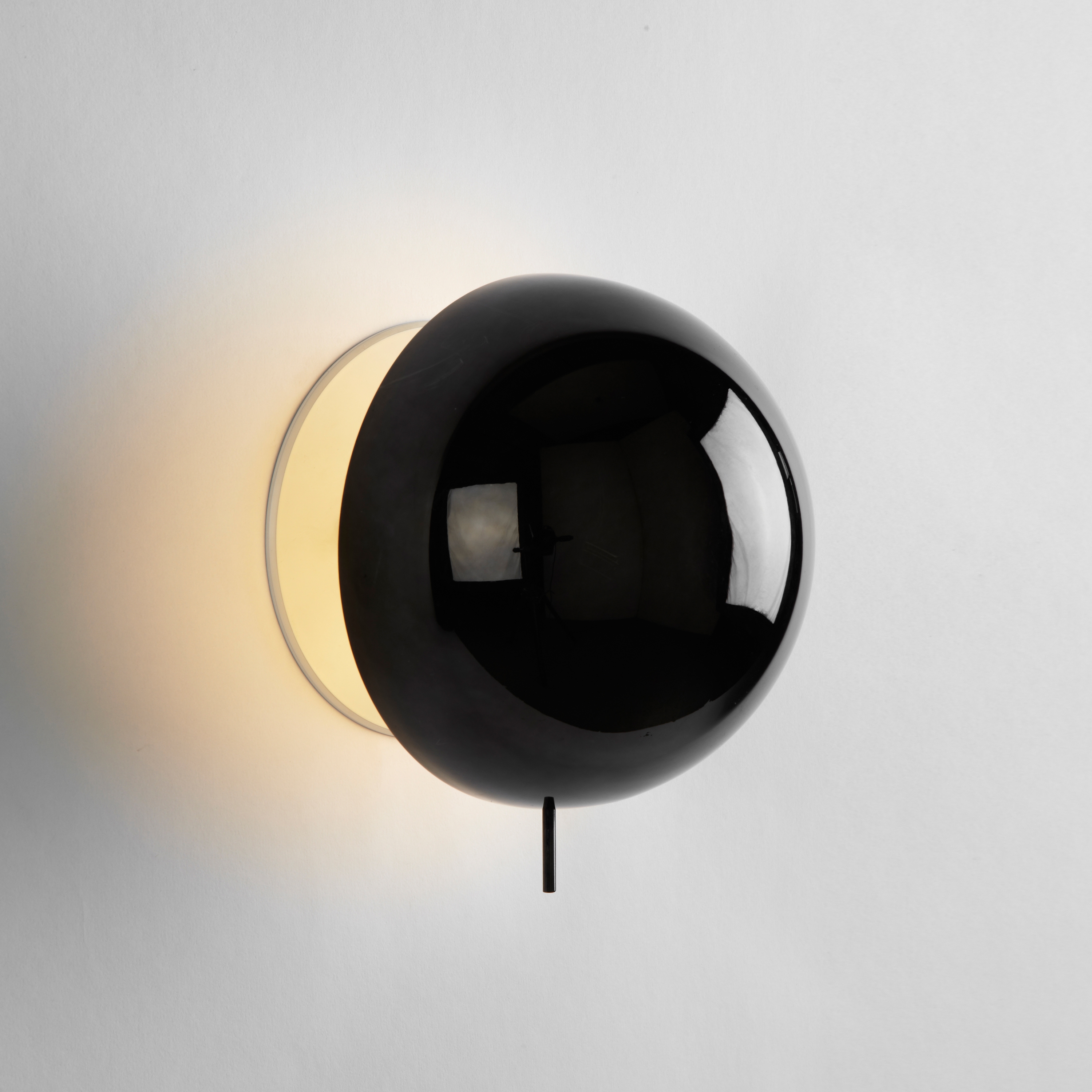 Display product Eclipse Sconce (Black) from manufacturer Roll & Hill