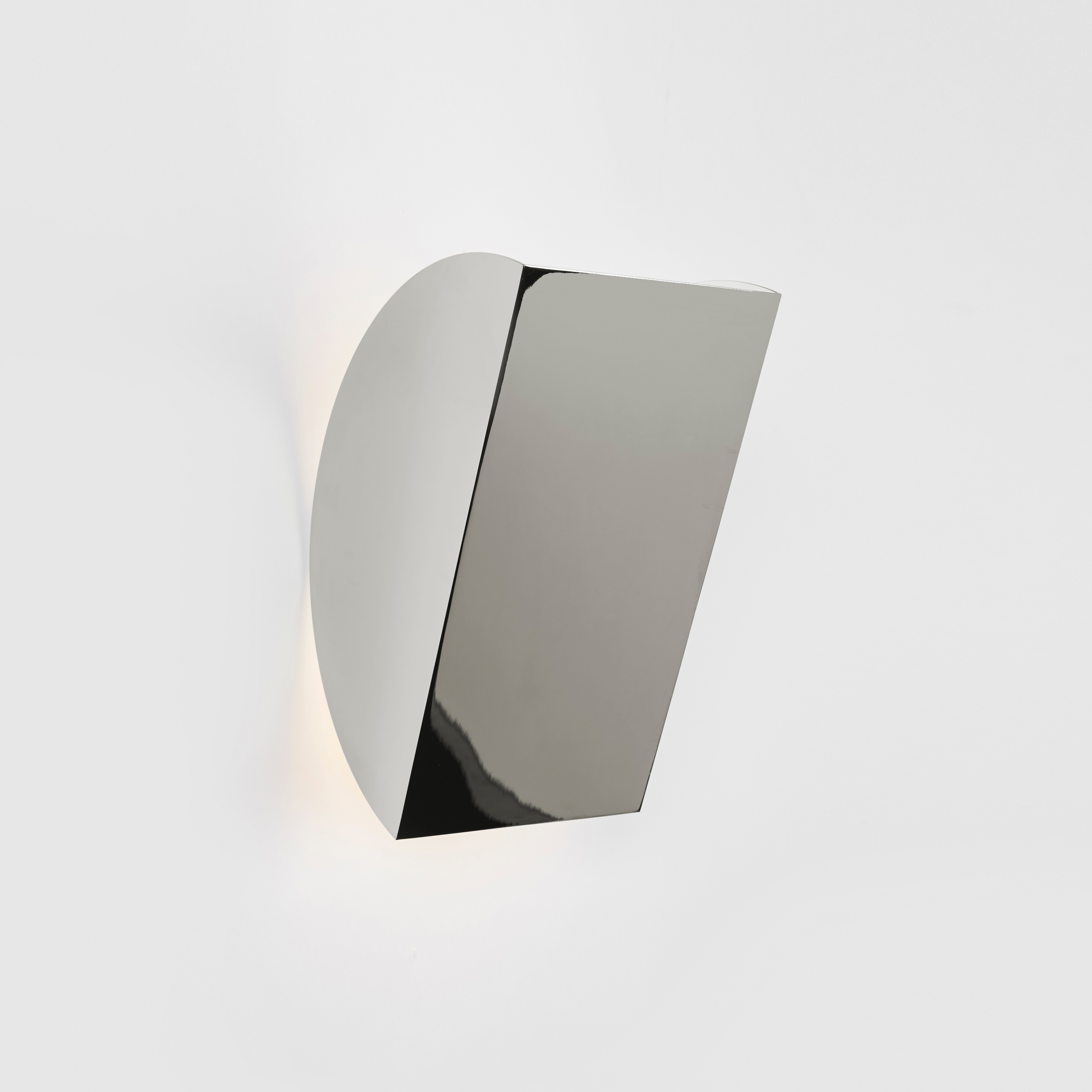 Display product Cora Sconce (Polished Nickel) from manufacturer Roll & Hill