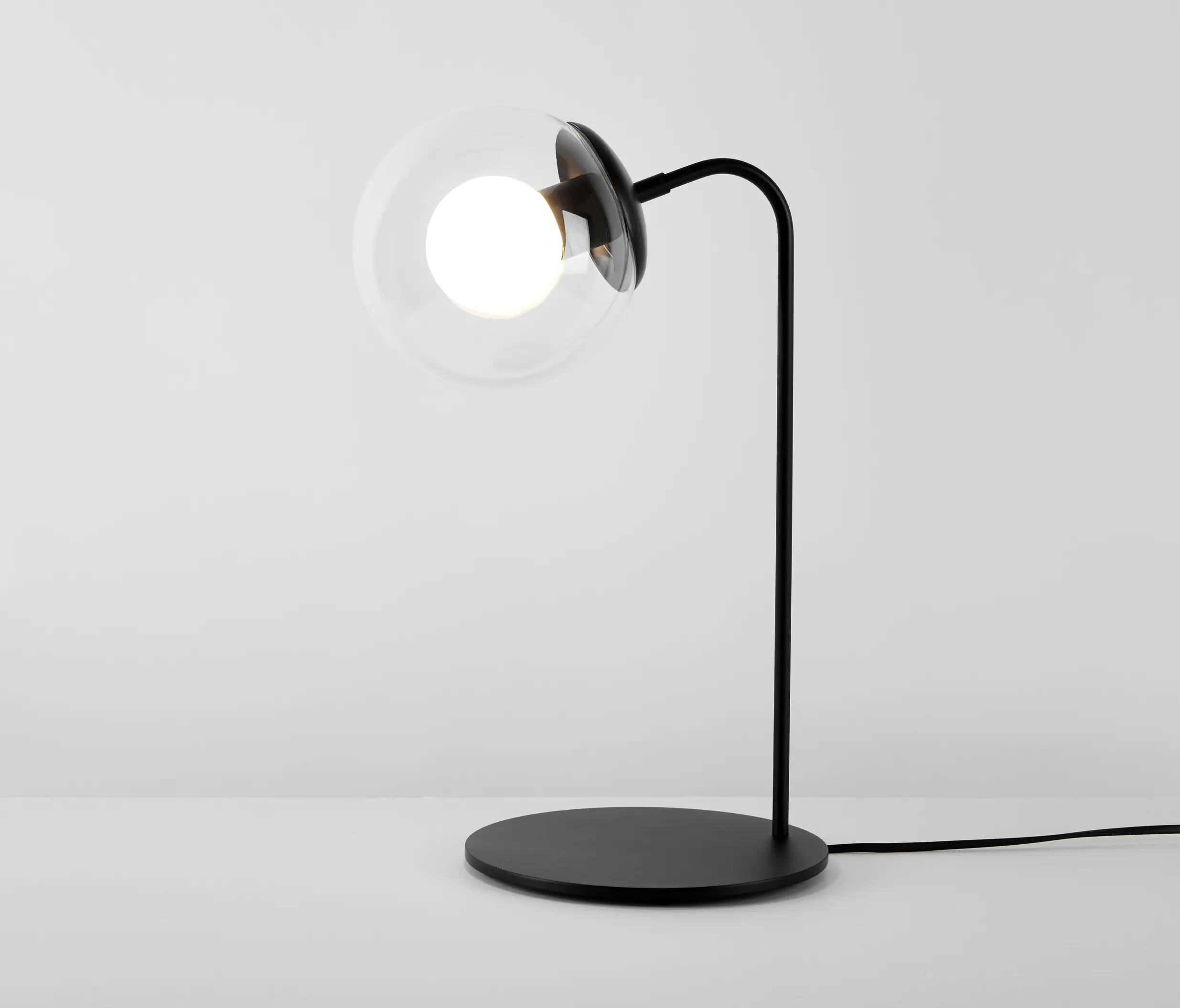 Roll & Hill - Modo Desk Lamp (Black/Clear)
