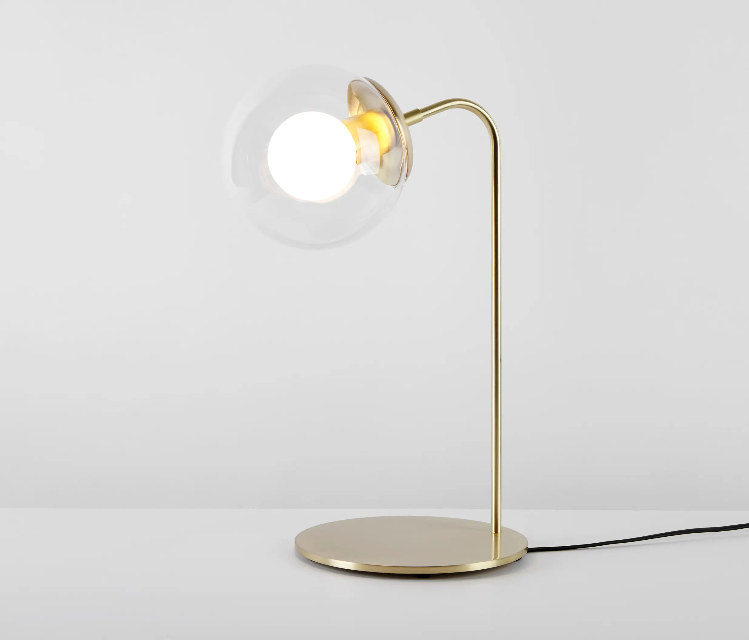Roll & Hill - Modo Desk Lamp (Brass/Clear)