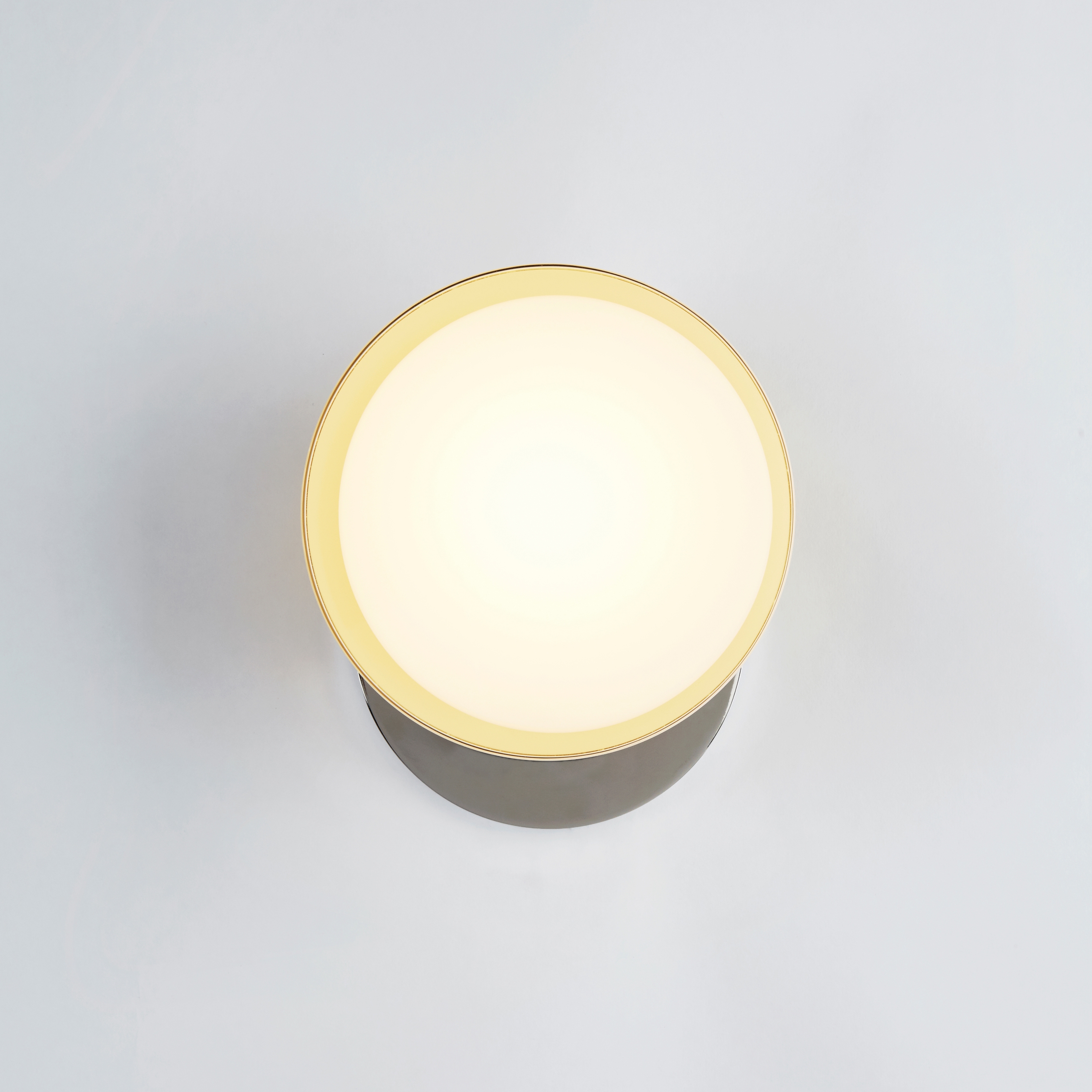 Geode Sconce (Polished nickel/Cream)