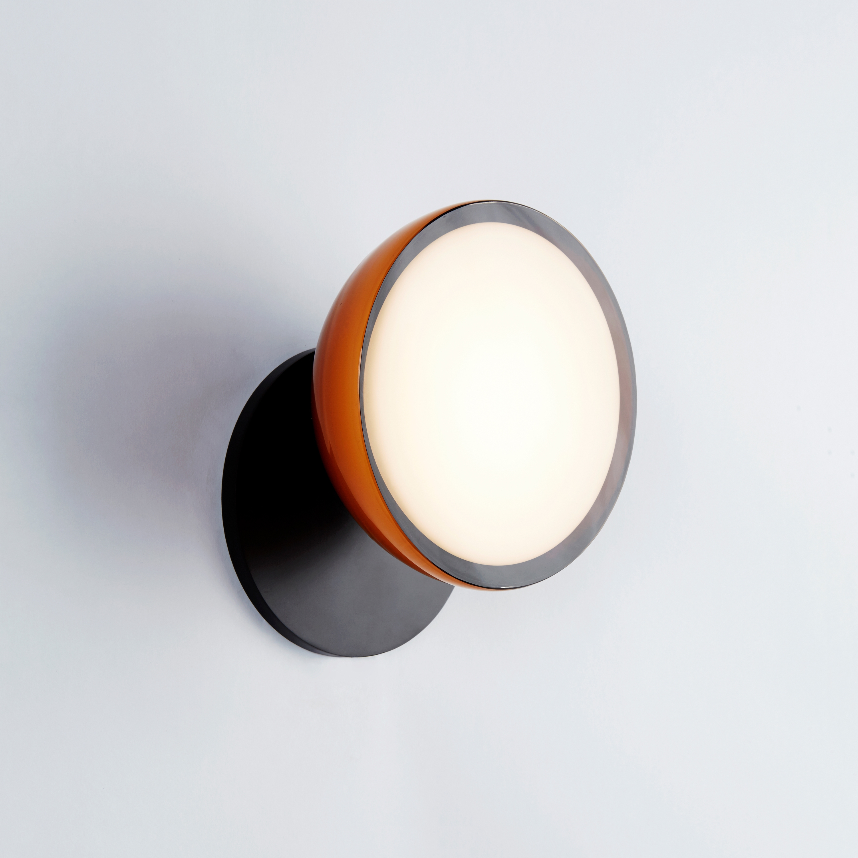 Display product Geode Sconce (Matte black/Brown) from manufacturer Roll & Hill