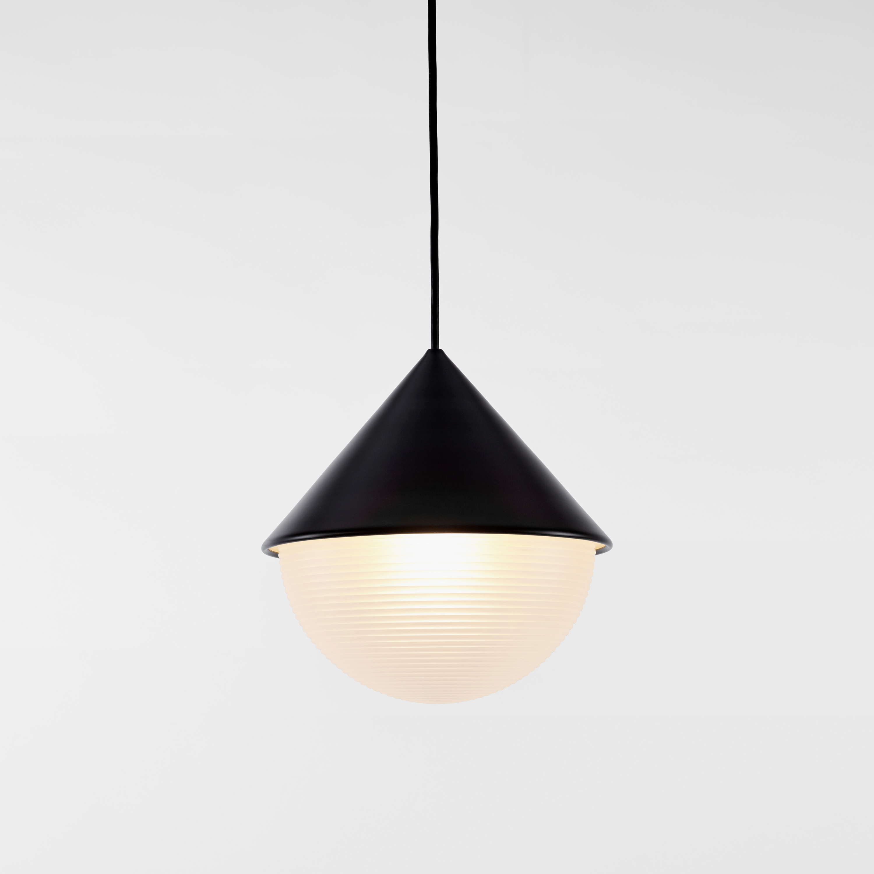 Half & Half Pendant - Hemisphere (Black)