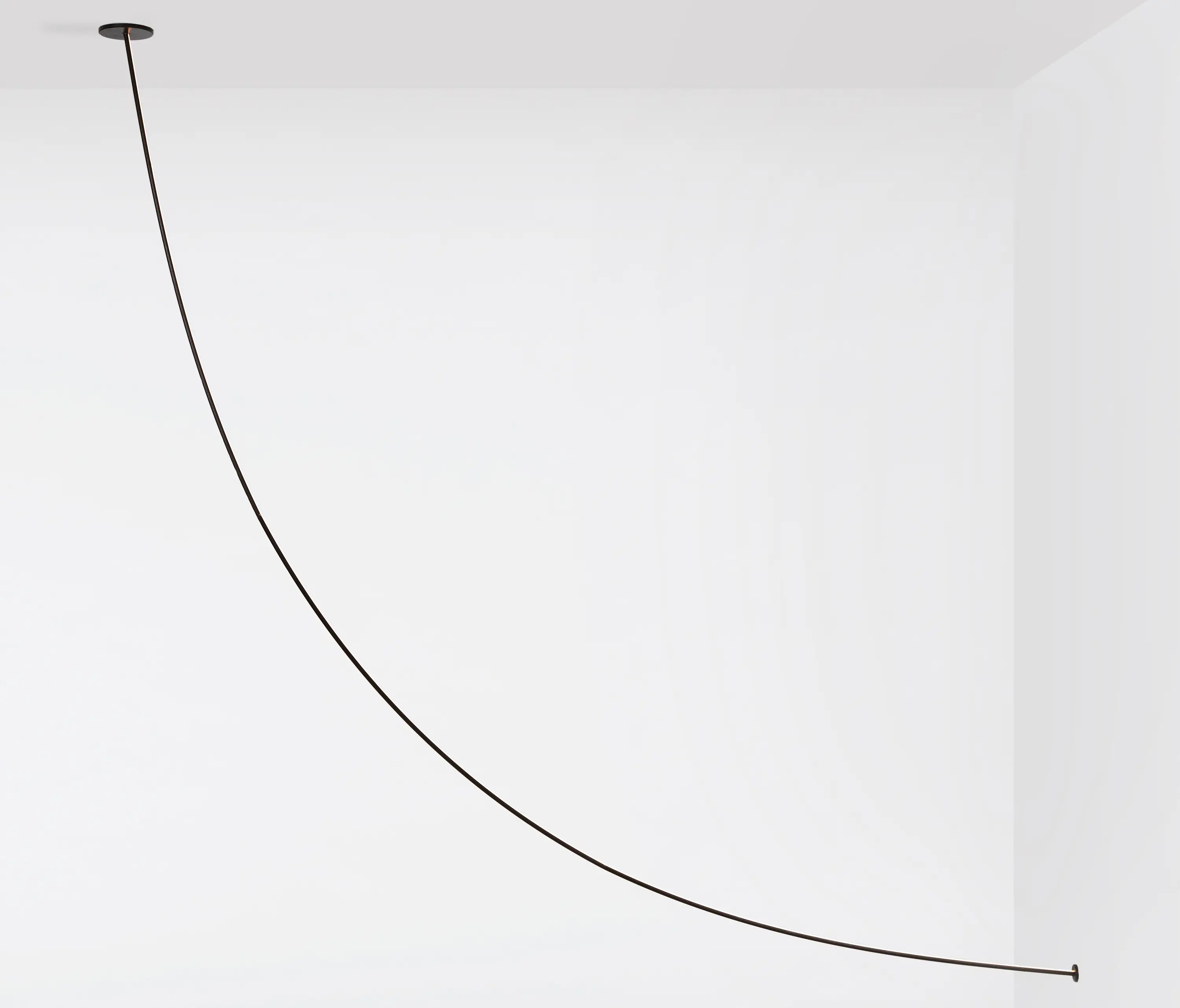 Roll & Hill - Pole 05 - Ceiling to Wall (Black)