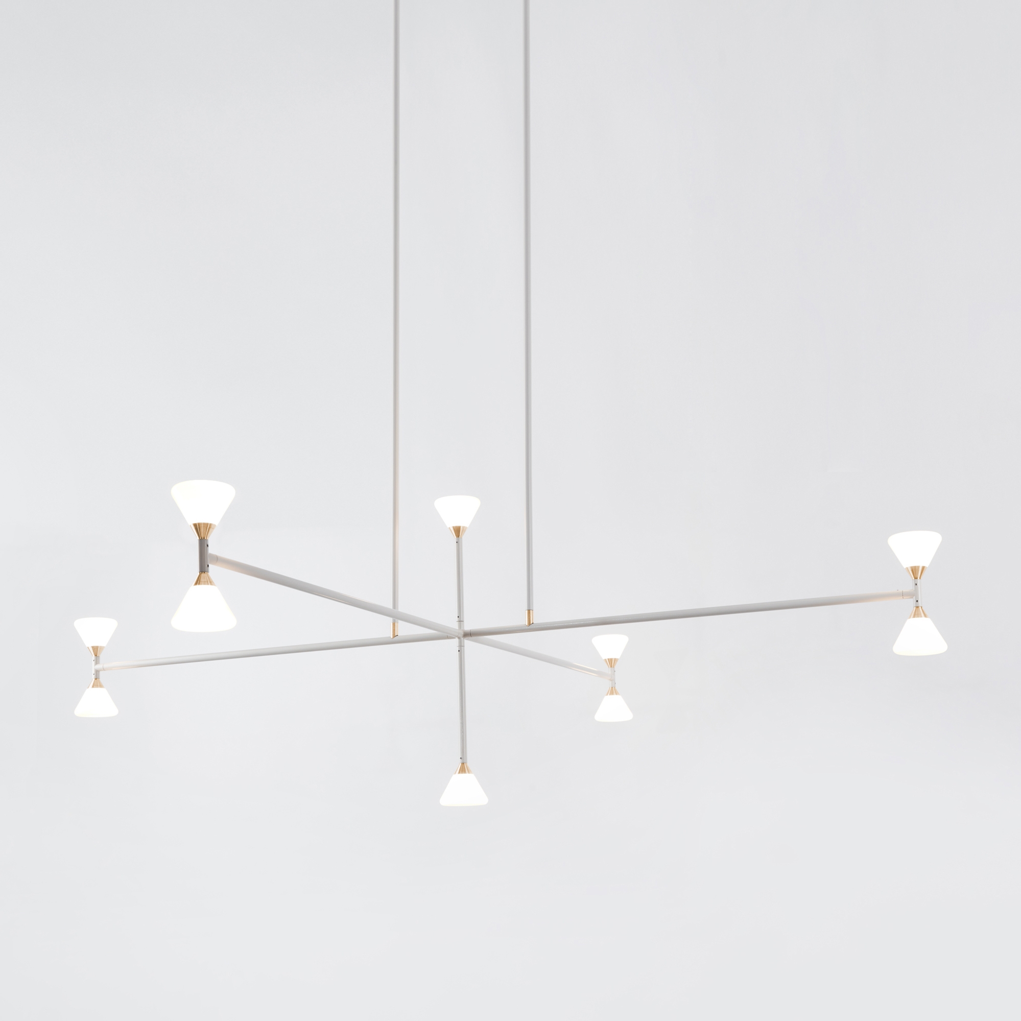 Display product Apollo  Chandelier  Vertical - 10 Lights from manufacturer Roll & Hill