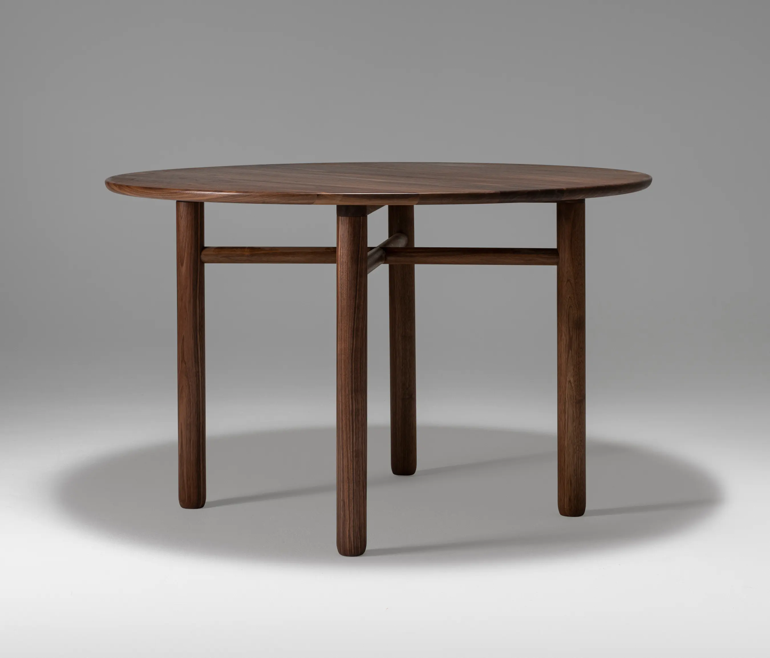 Roll & Hill - Cross Bar Table (Black Walnut)