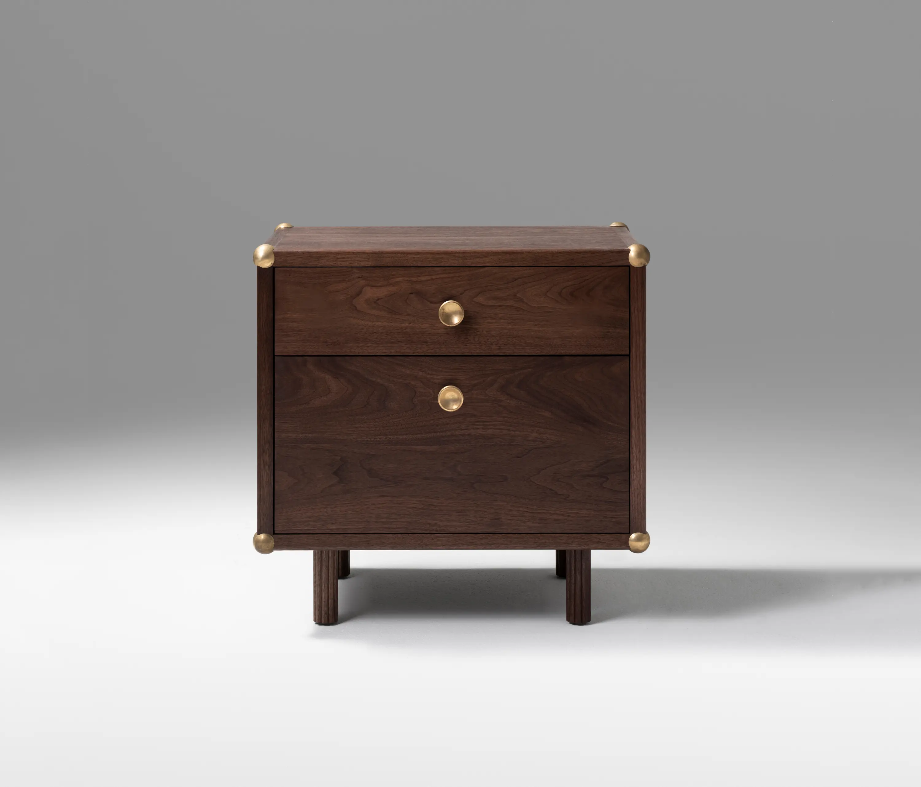 Roll & Hill - Lafayette Bedside Table (Black Walnut)