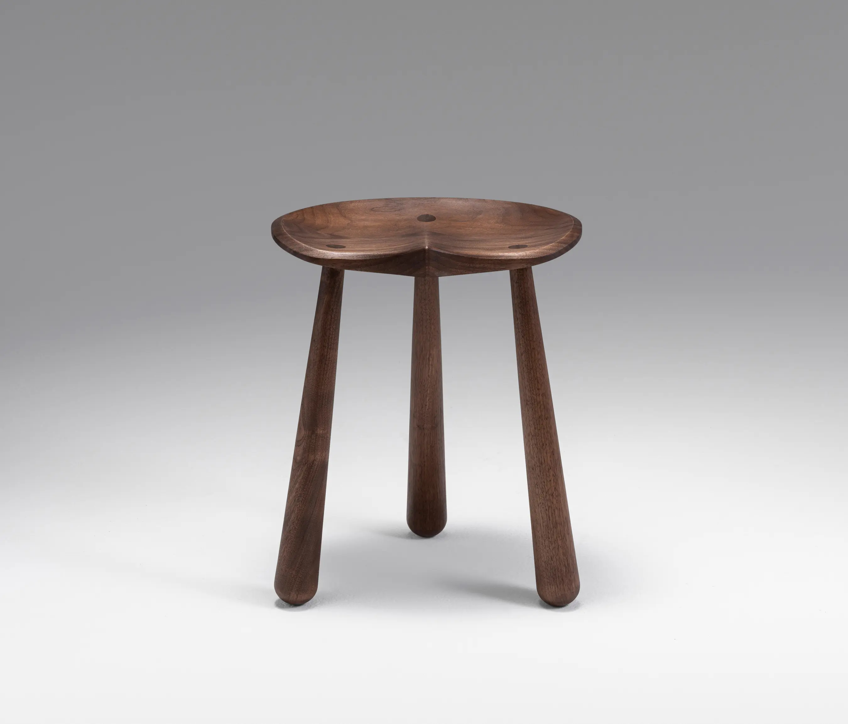 Roll & Hill - Taper Low Stool (Black Walnut)