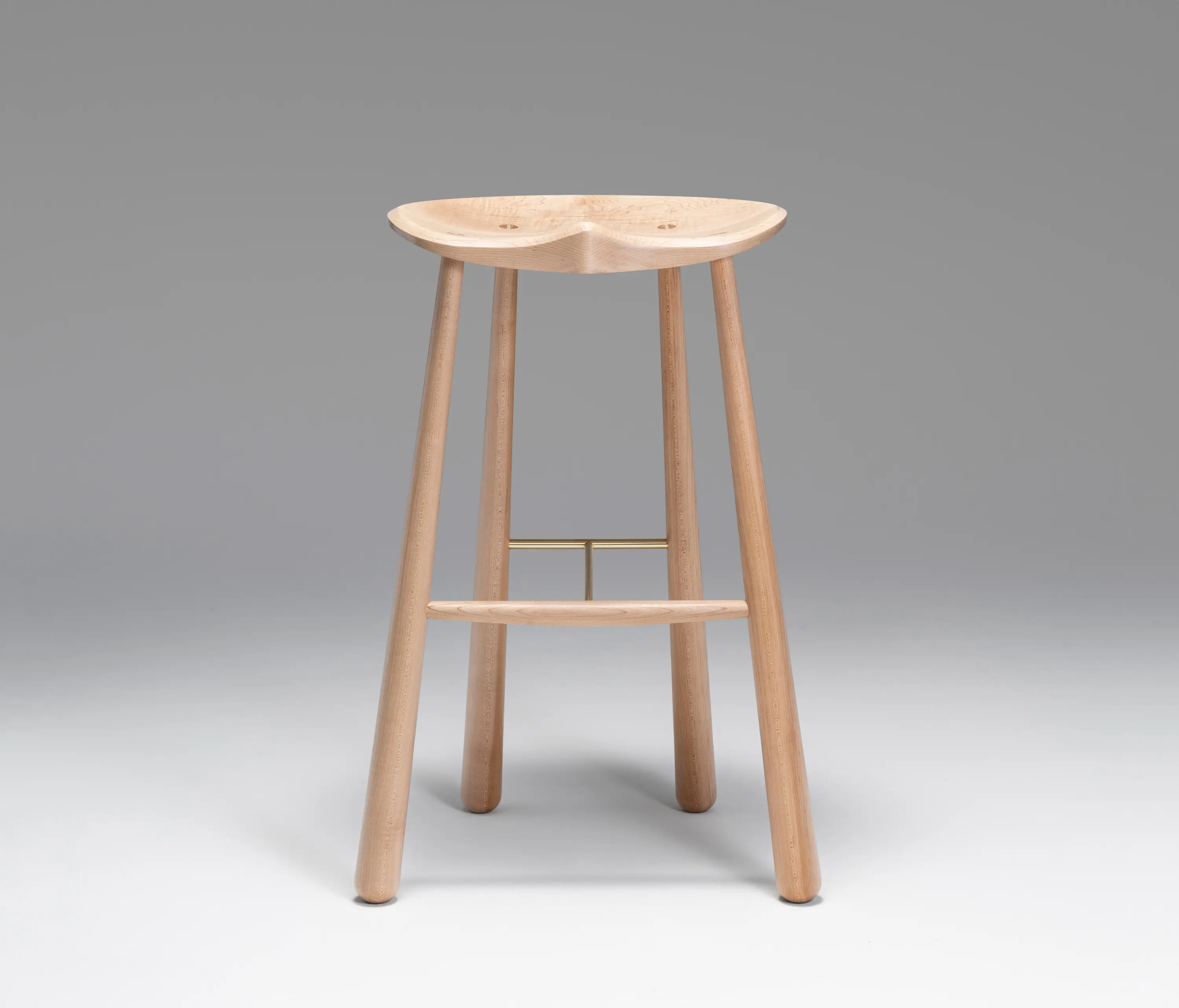 Roll & Hill - Taper Bar Stool (Hard Maple)