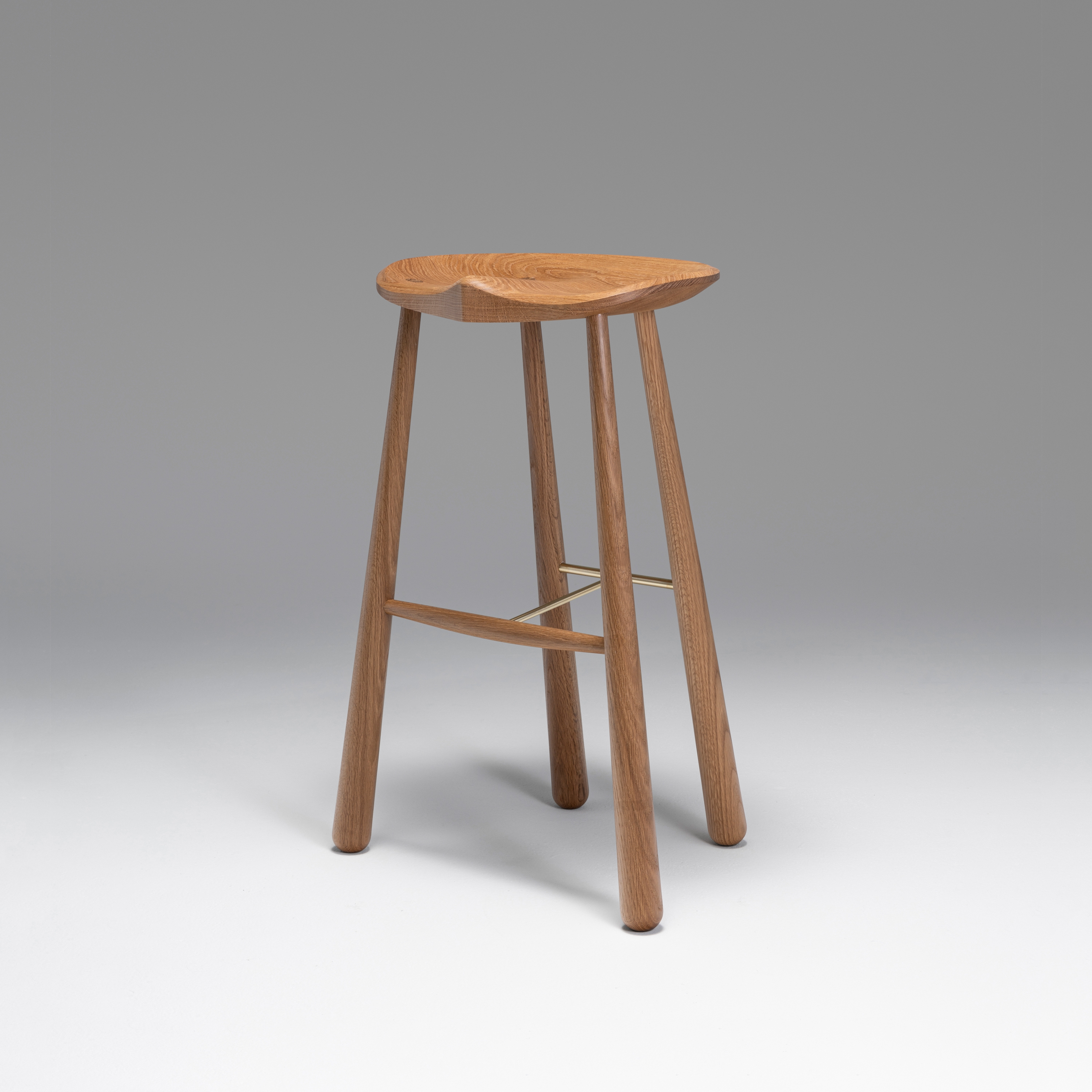 Taper Bar Stool (White Oak)