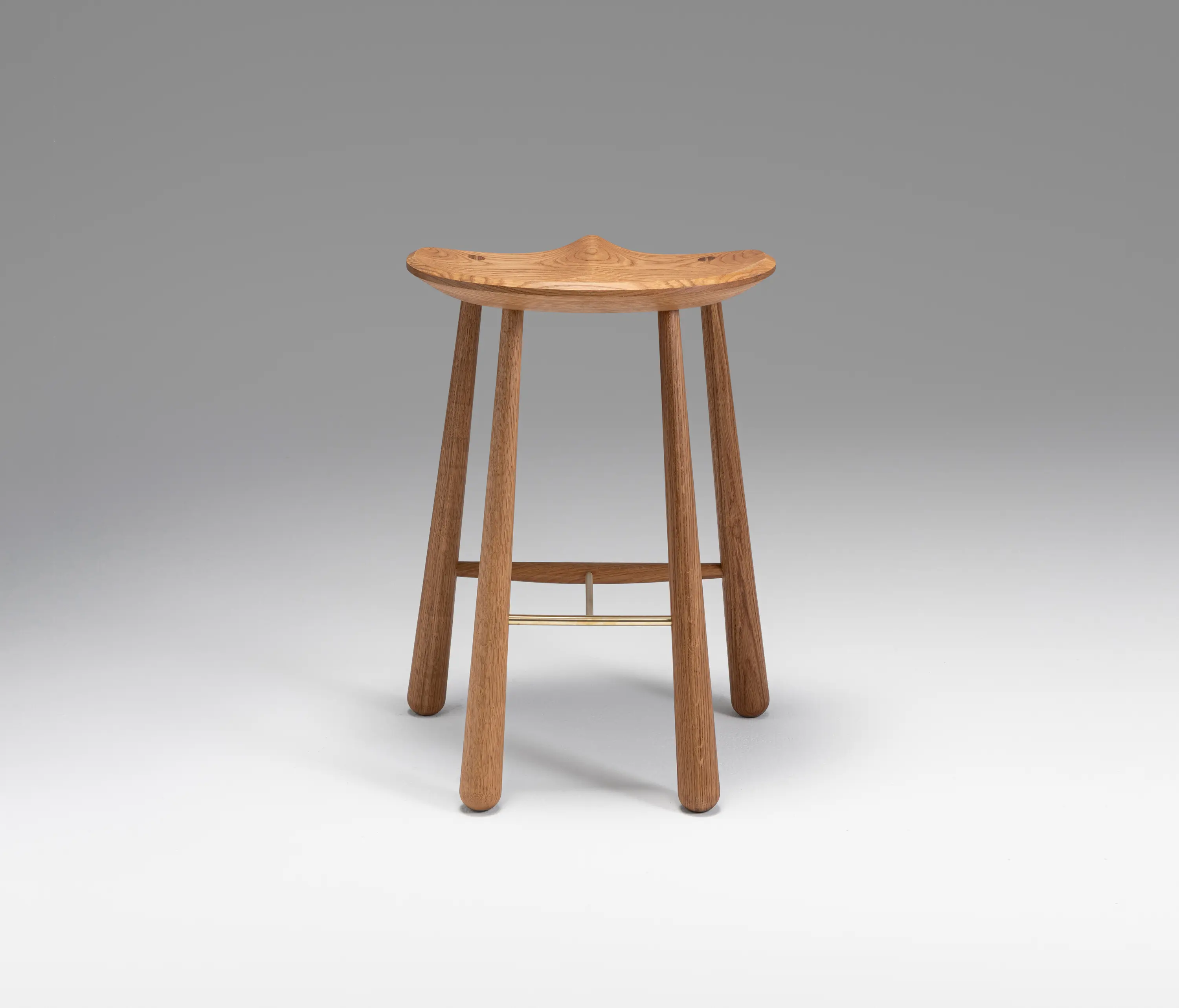 Roll & Hill - Taper Counter Stool (White Oak)