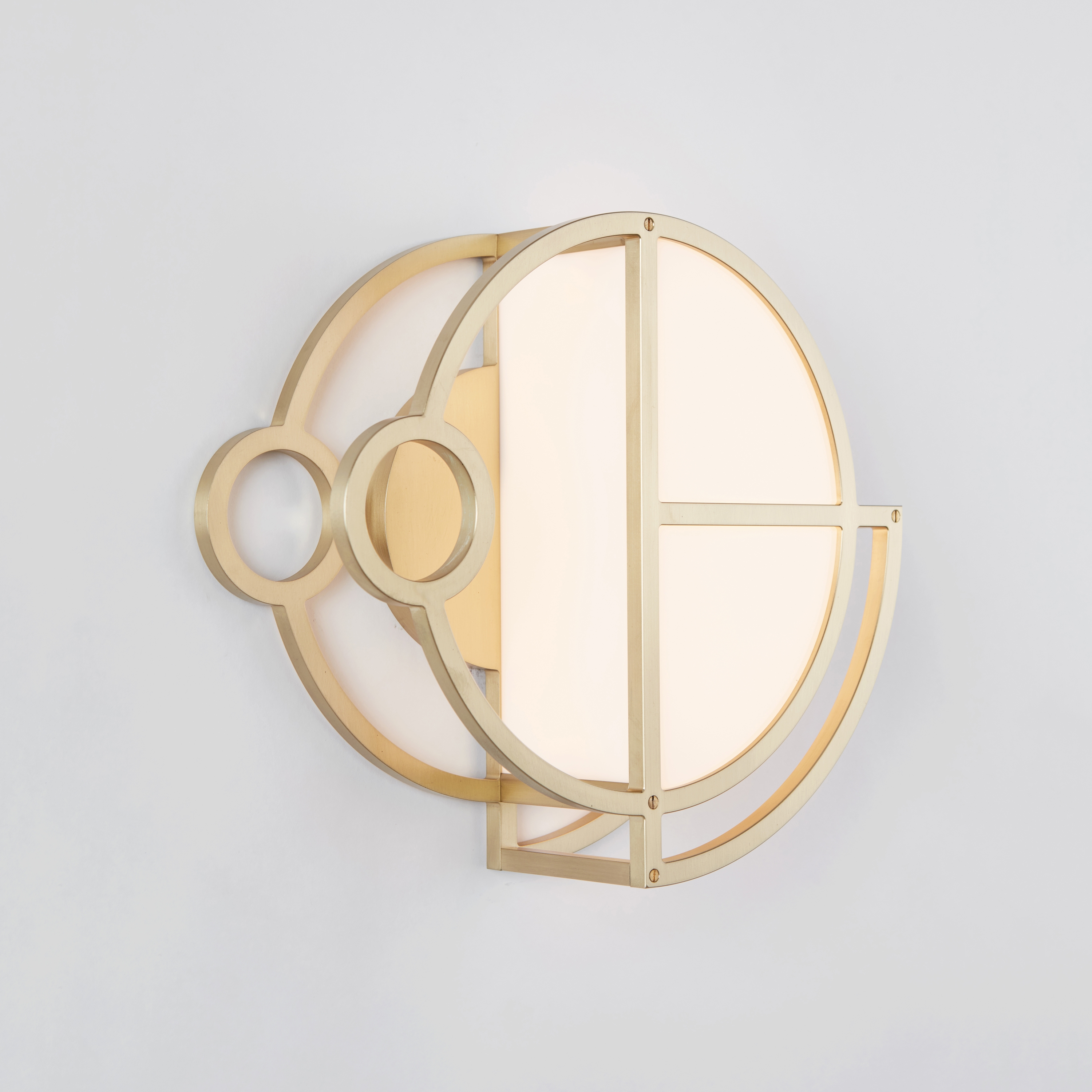 Moonrise Sconce 01 (Brushed Brass)