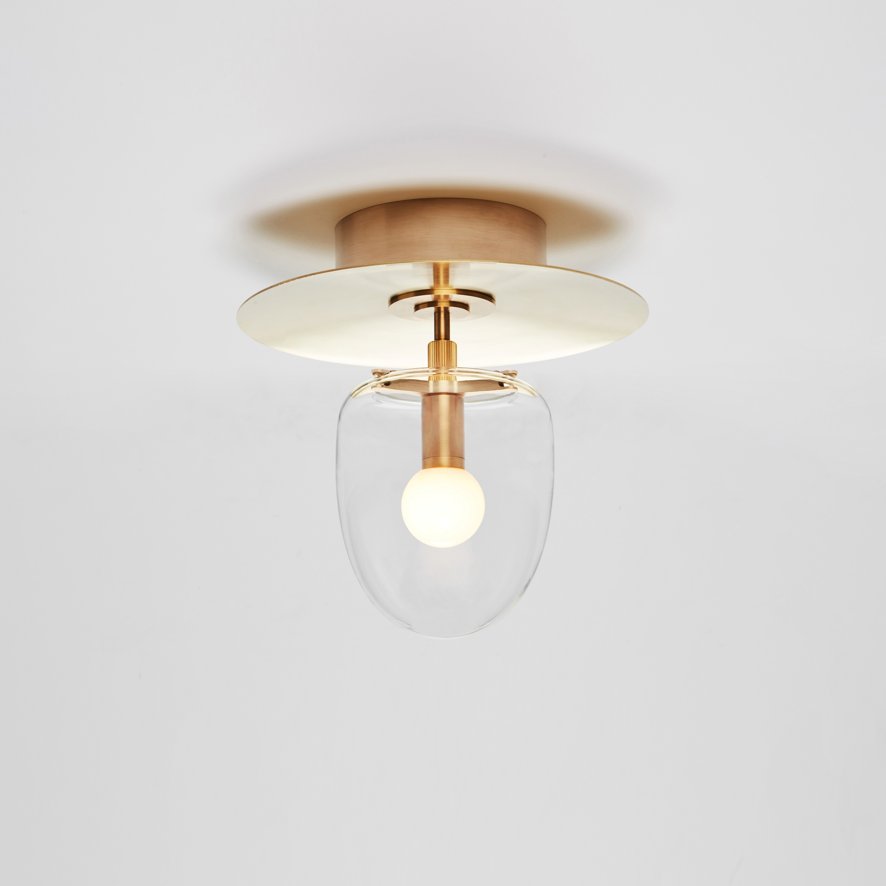 Bell Flush Mount (Unlacquered Brass)