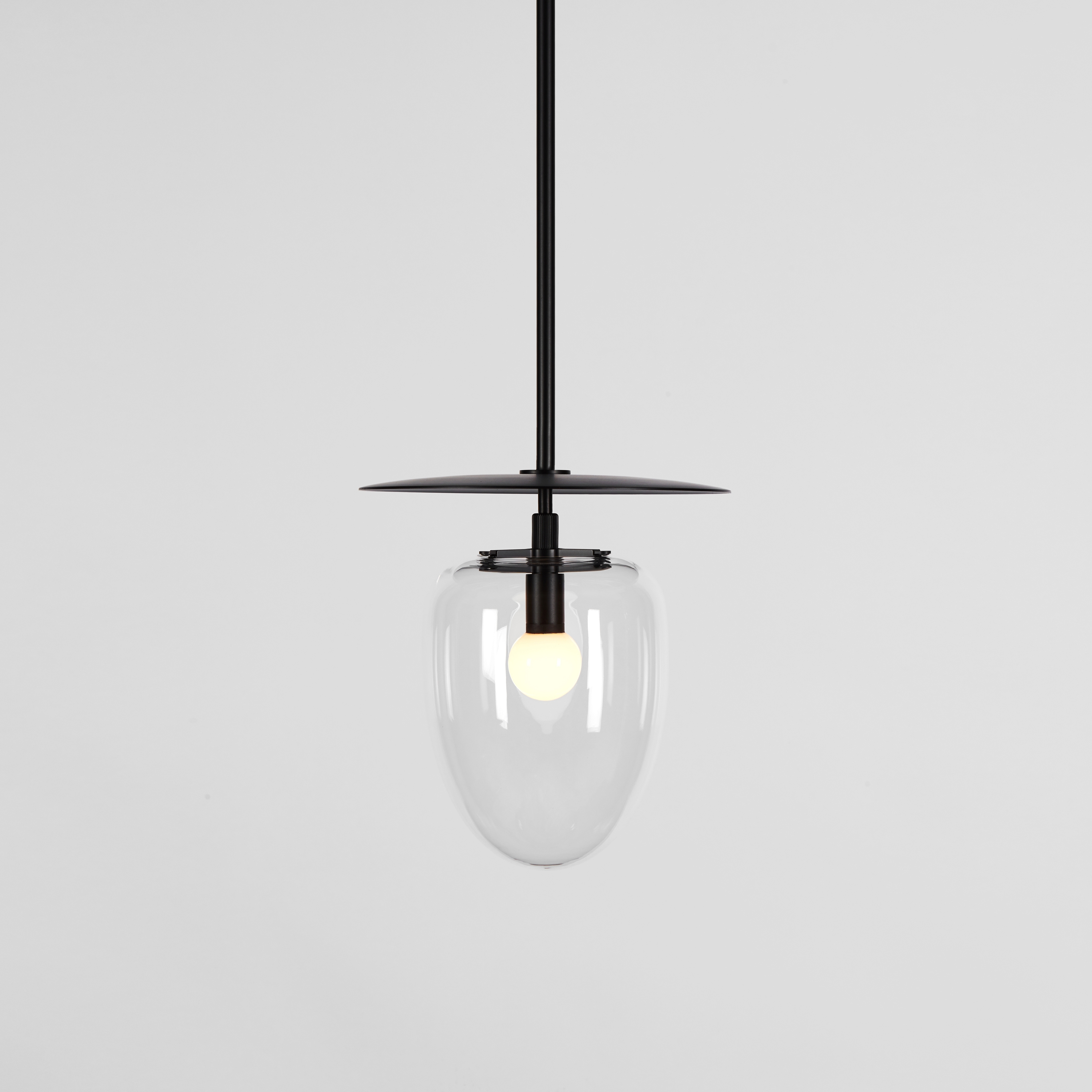 Bell Pendant 01 (Blackened Brass)