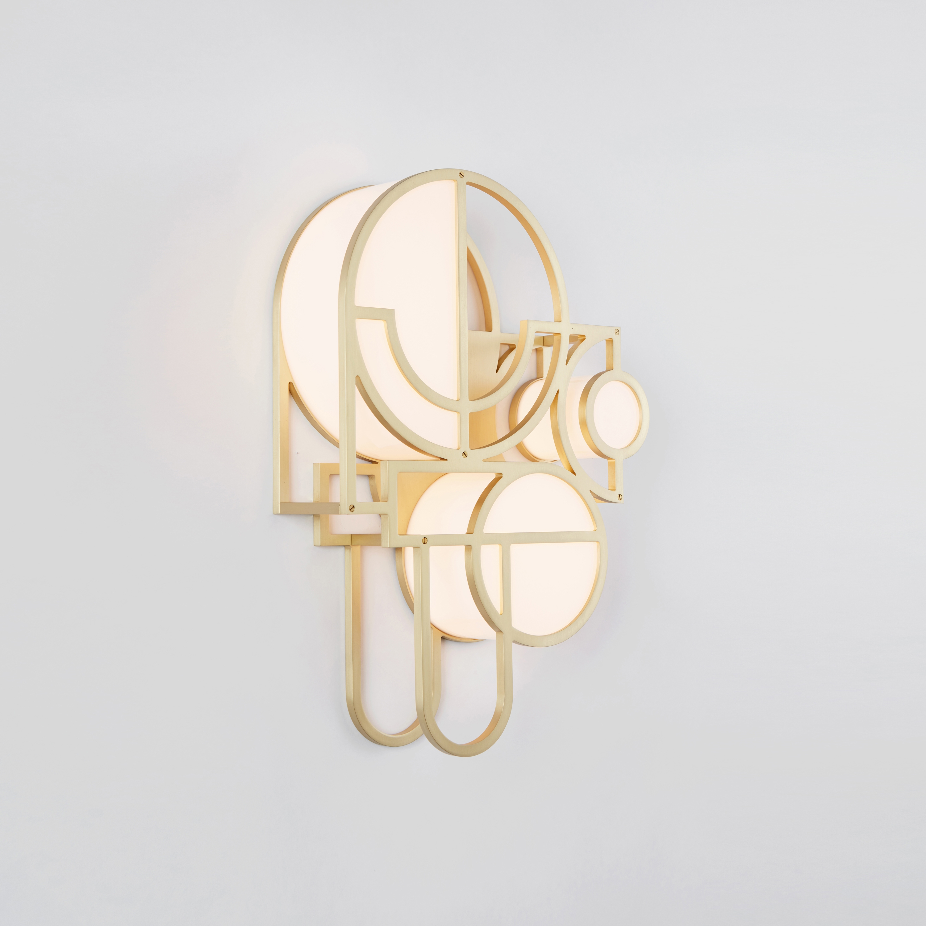 Moonrise Sconce 02 (Brushed Brass)