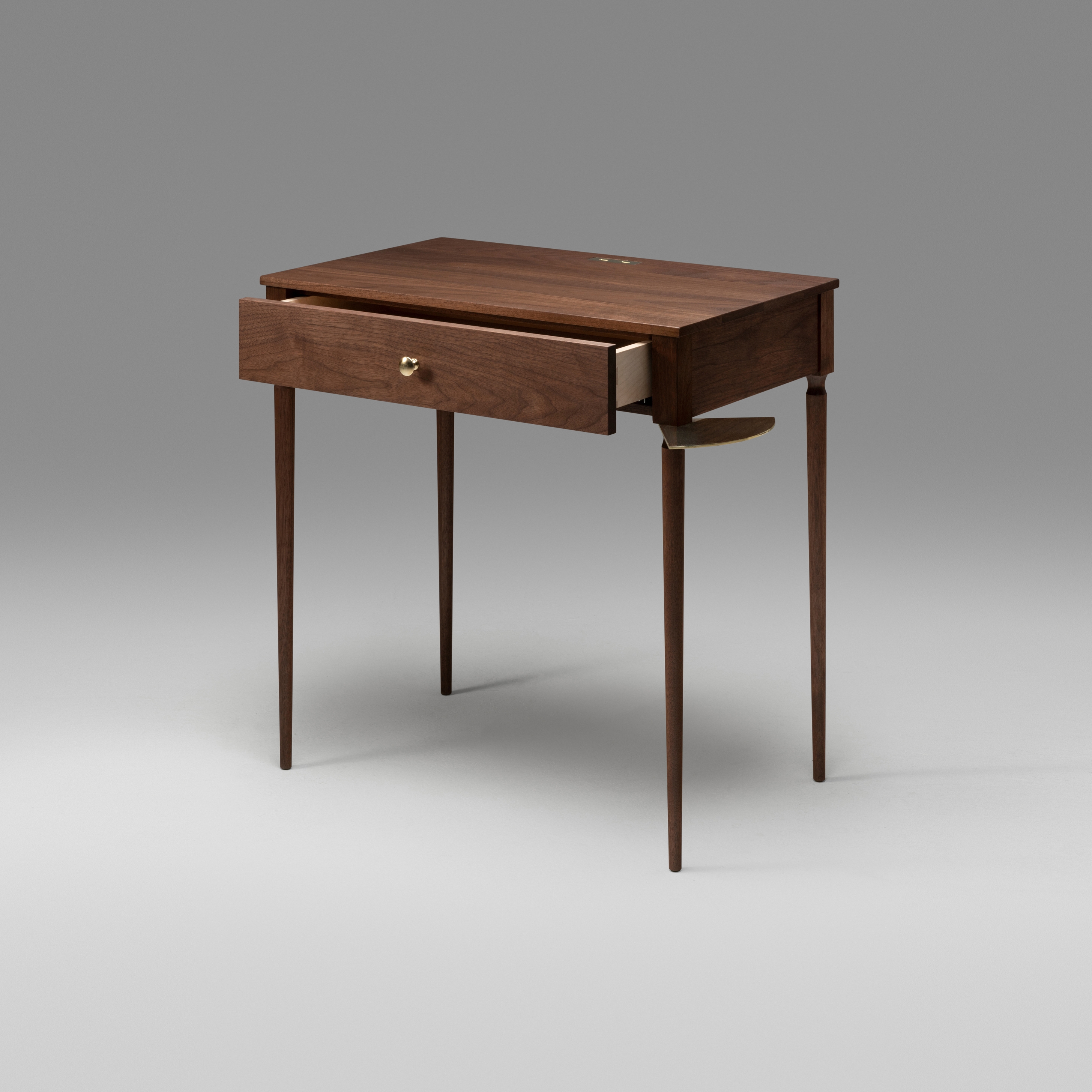 Display product The Cain Nightstand (Black Walnut) from manufacturer Roll & Hill